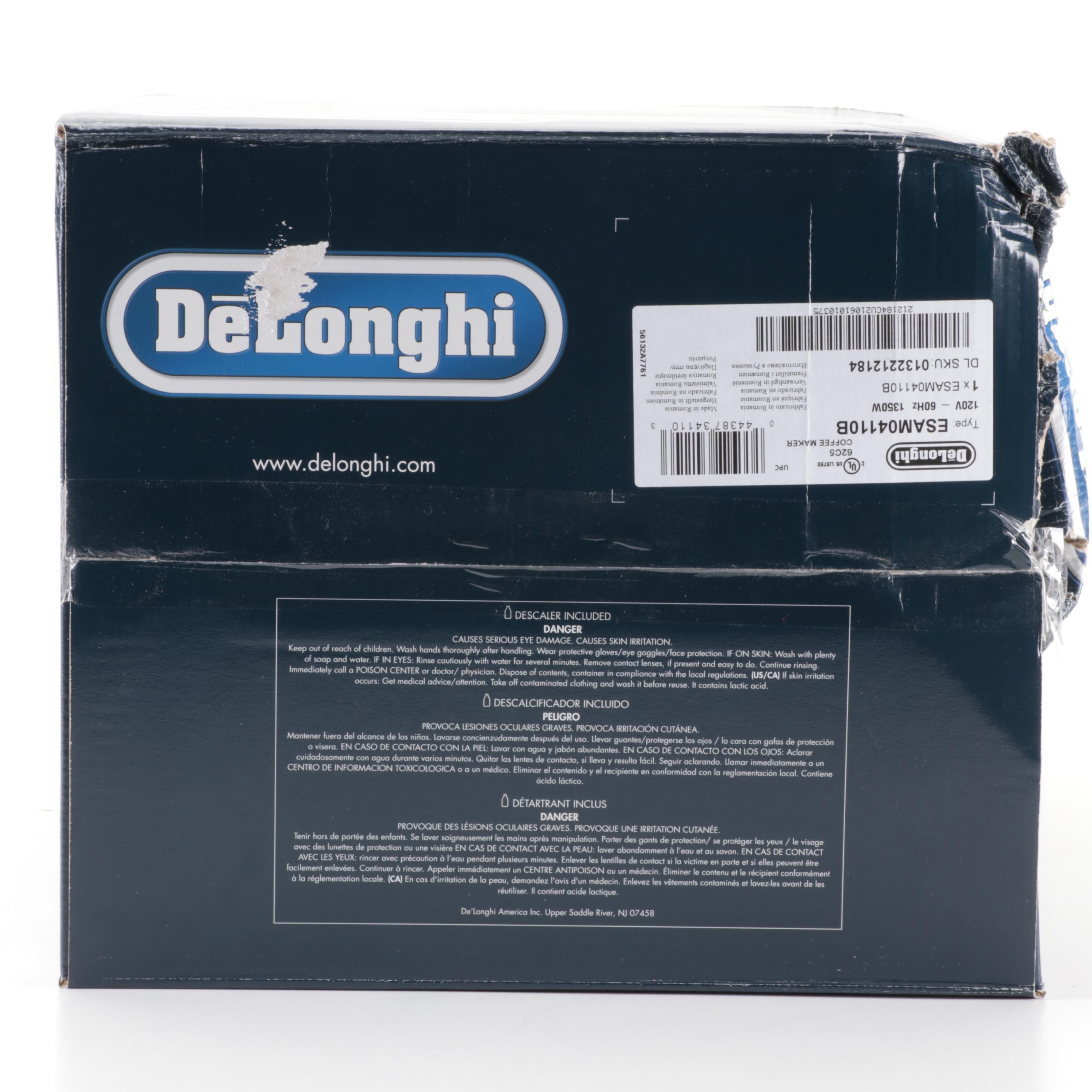 De'Longhi Magnifica Coffee and Cappuccino Maker