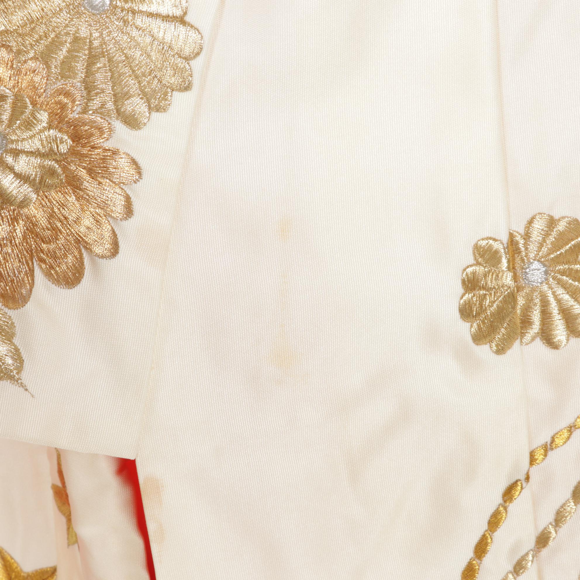 Hana, Kaede and Tsuru Embroidered Wedding Kimono