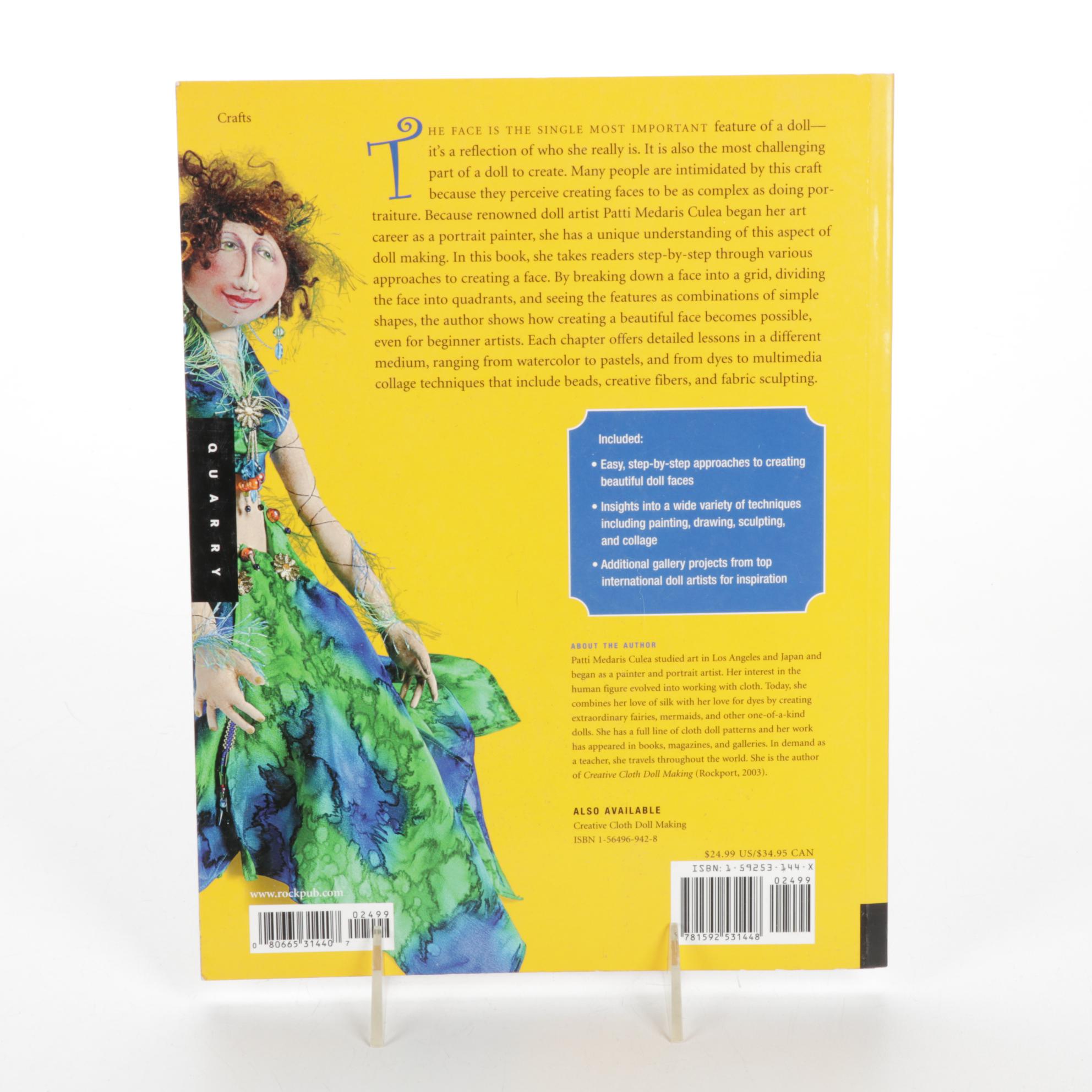 Jody Miller Rainbow Doll with Other Cloth Art Dolls and Book