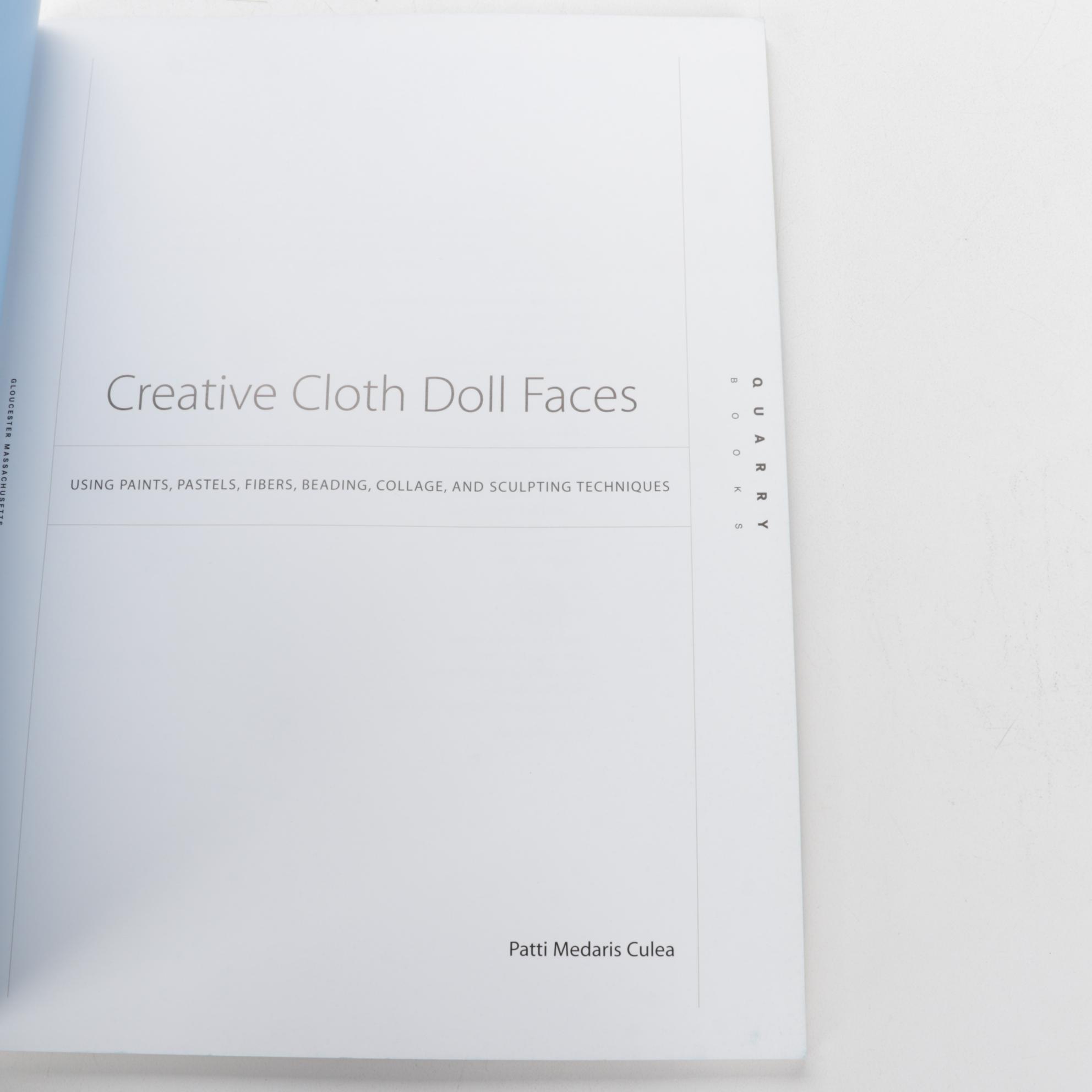 Jody Miller Rainbow Doll with Other Cloth Art Dolls and Book