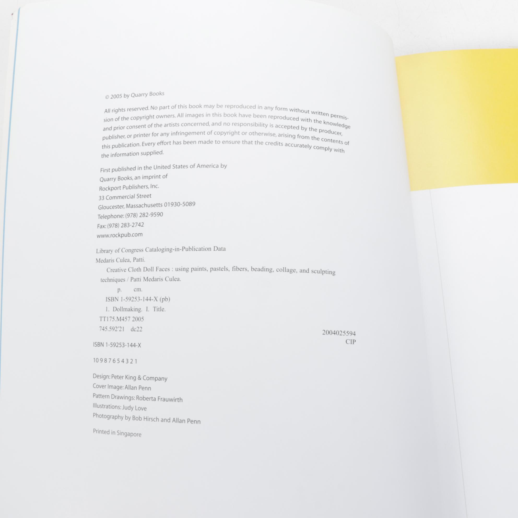 Jody Miller Rainbow Doll with Other Cloth Art Dolls and Book