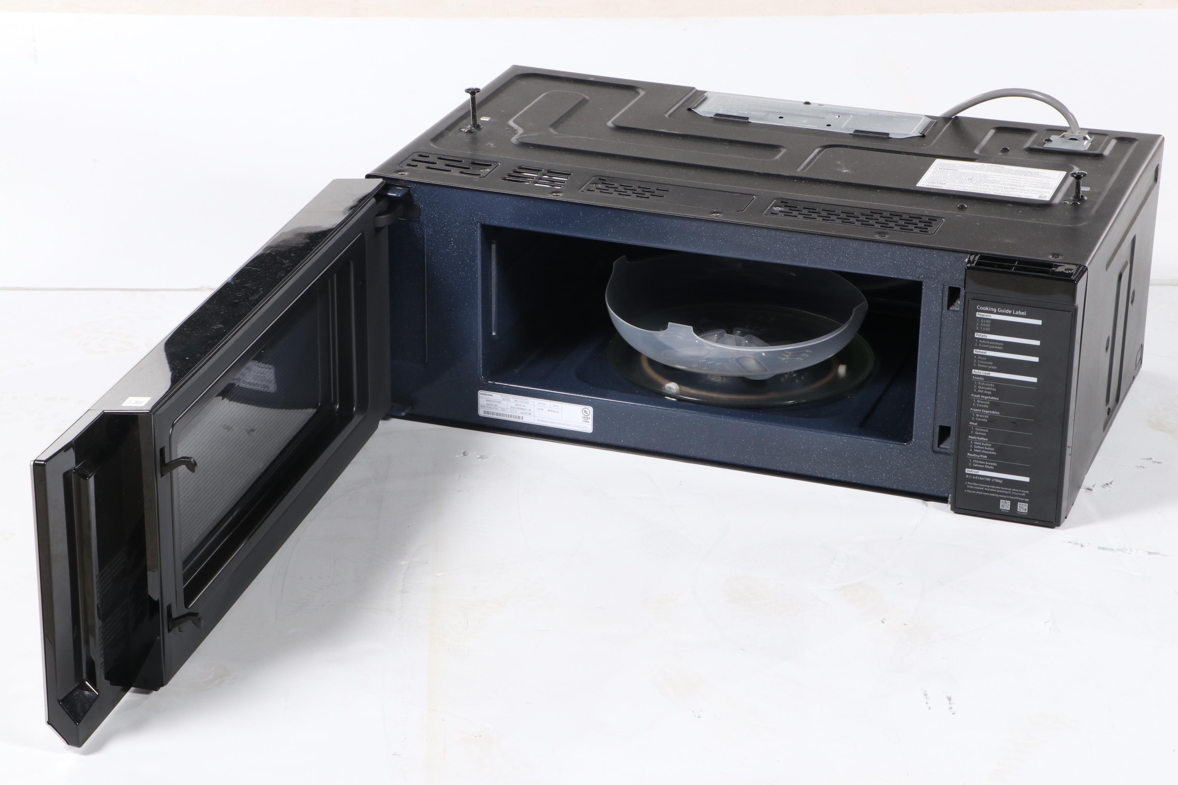 Samsung 1.1 Cu. Ft. Stainless Steel Smart SLIM Over-the-Range Microwave