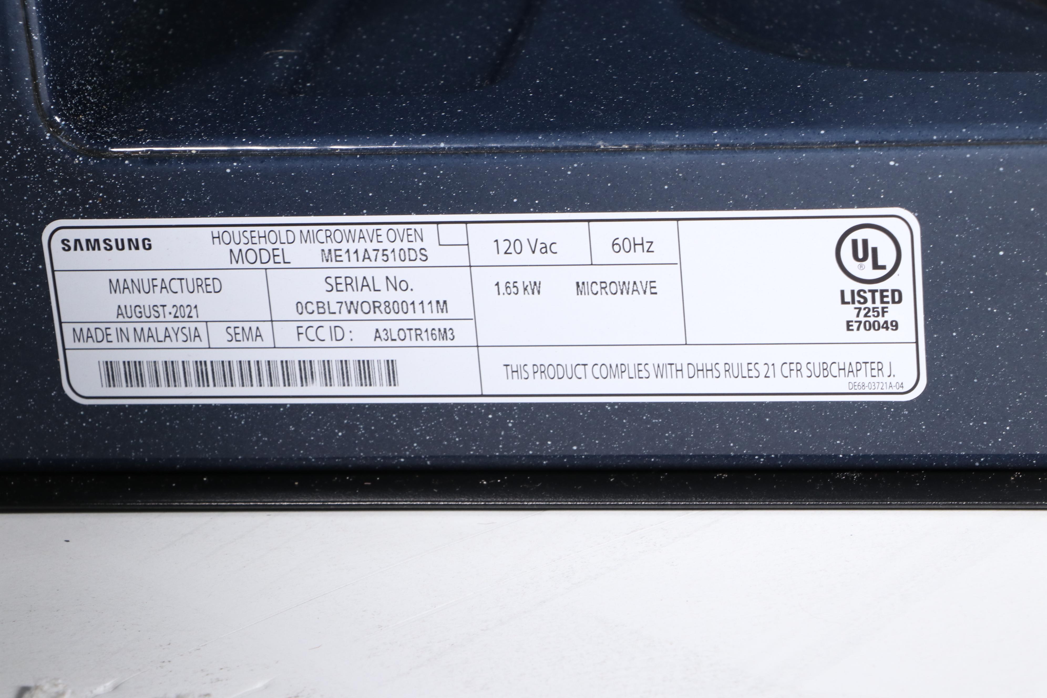 Samsung 1.1 Cu. Ft. Stainless Steel Smart SLIM Over-the-Range Microwave