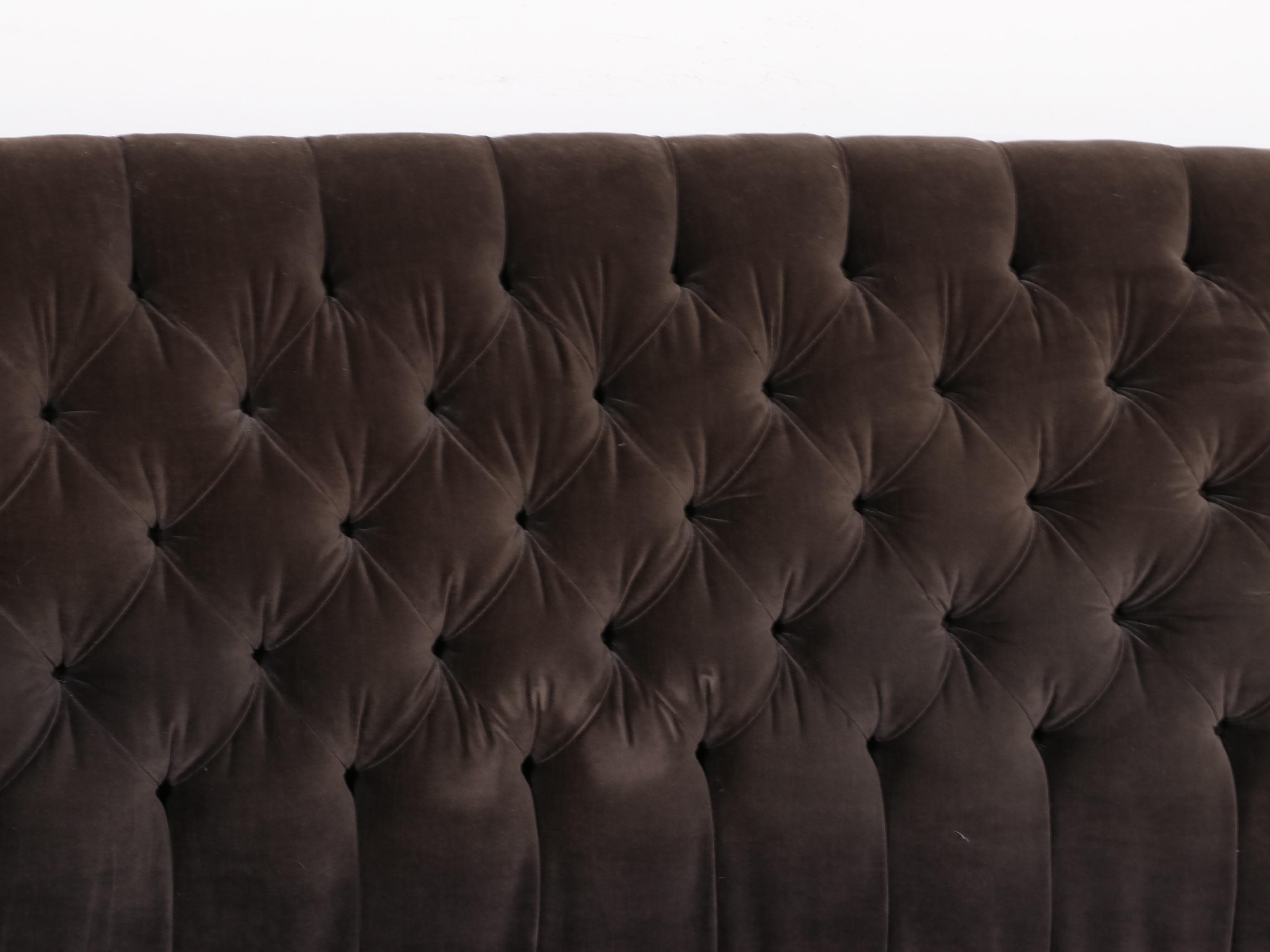 Arhaus "Mariah" Contemporary King Size Tufted Bed