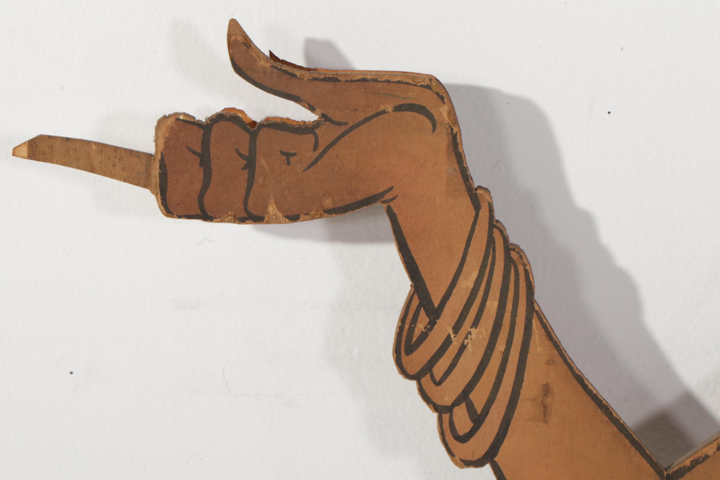 Larry Hamill Large-Scale Mixed Media Painting of Mid-Century Woman