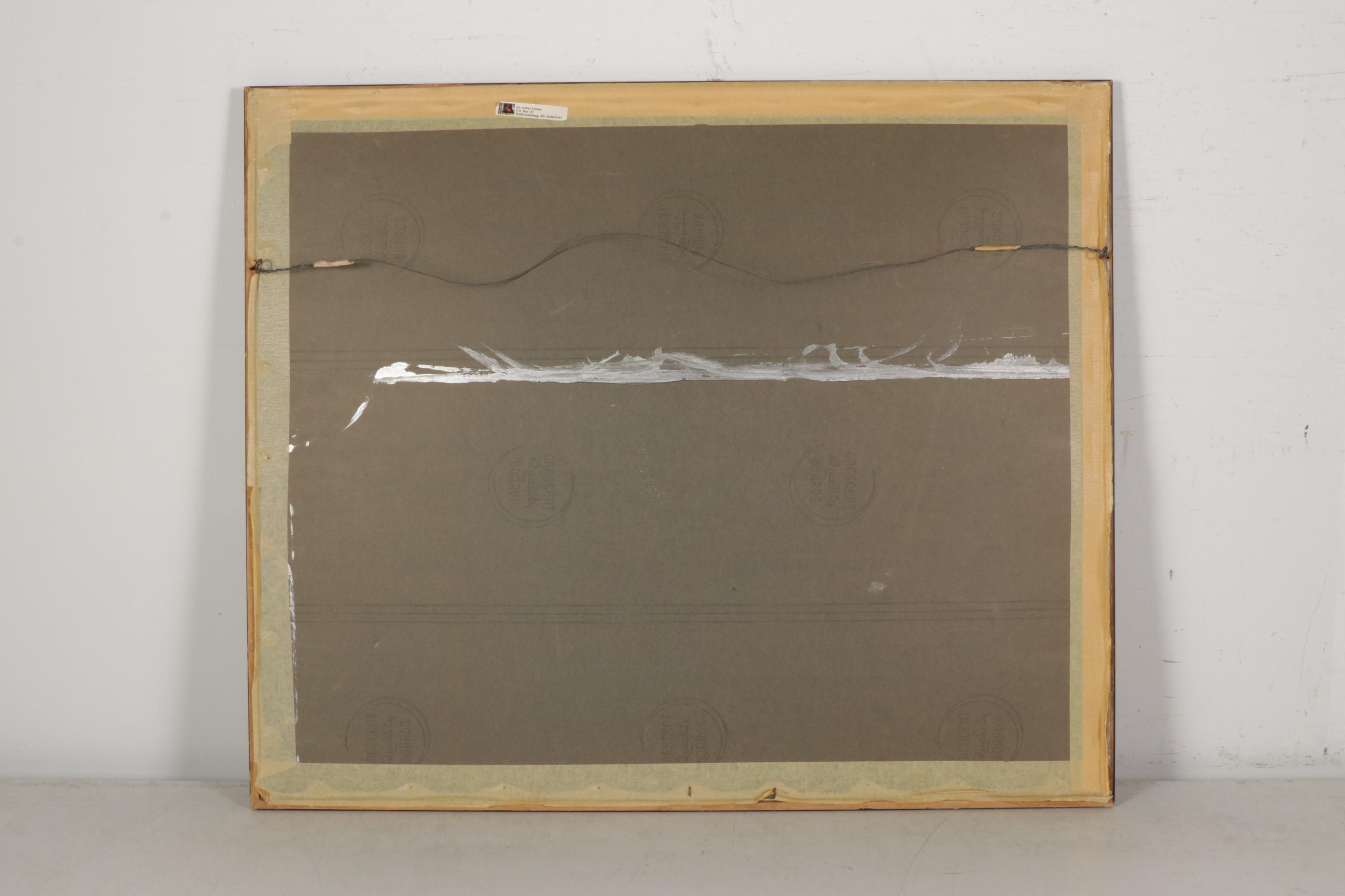 Francis Mosse Landscape Ink Drawing "Mac-o-Chee," 1965