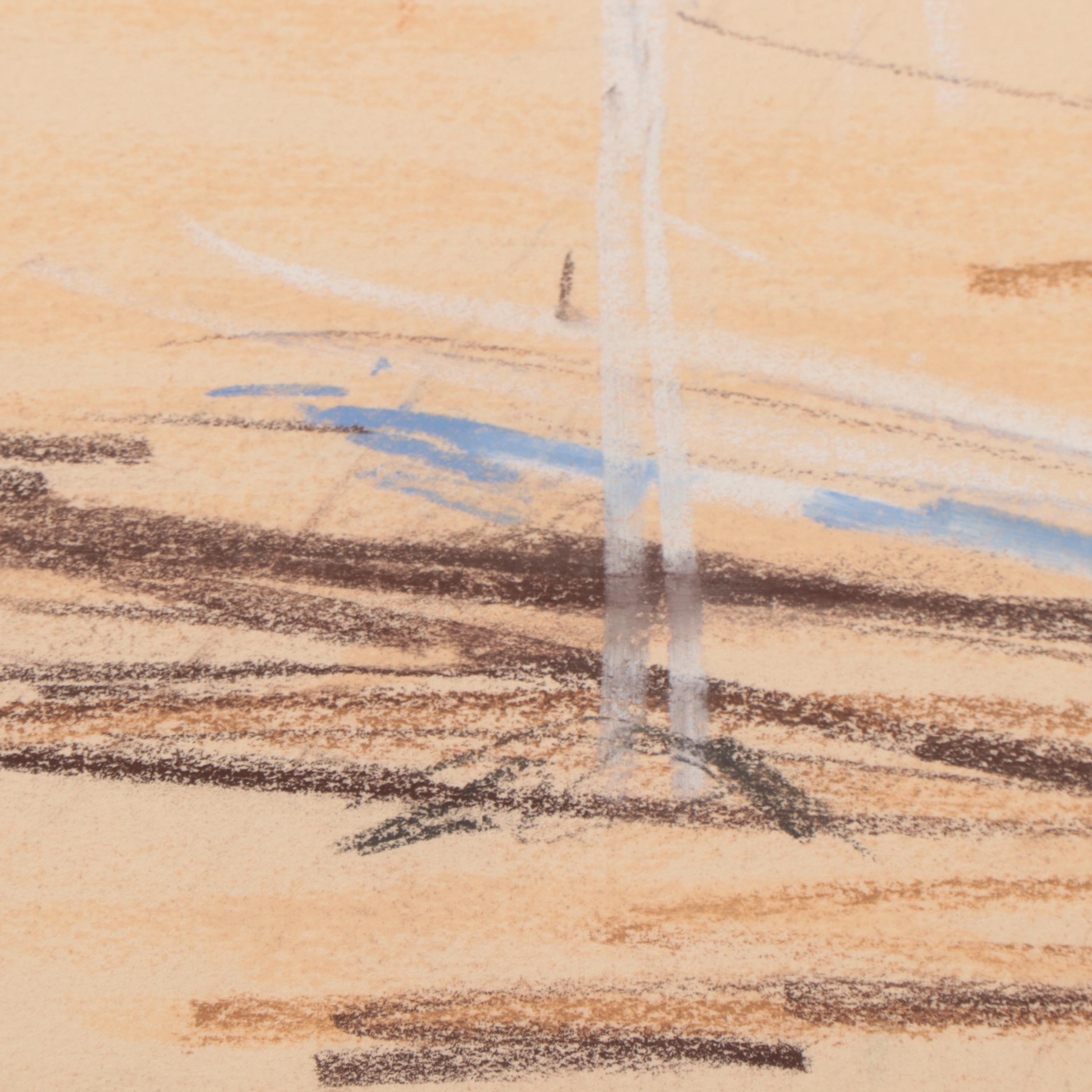 Kamil Kubik Pastel Drawing of Equestrians