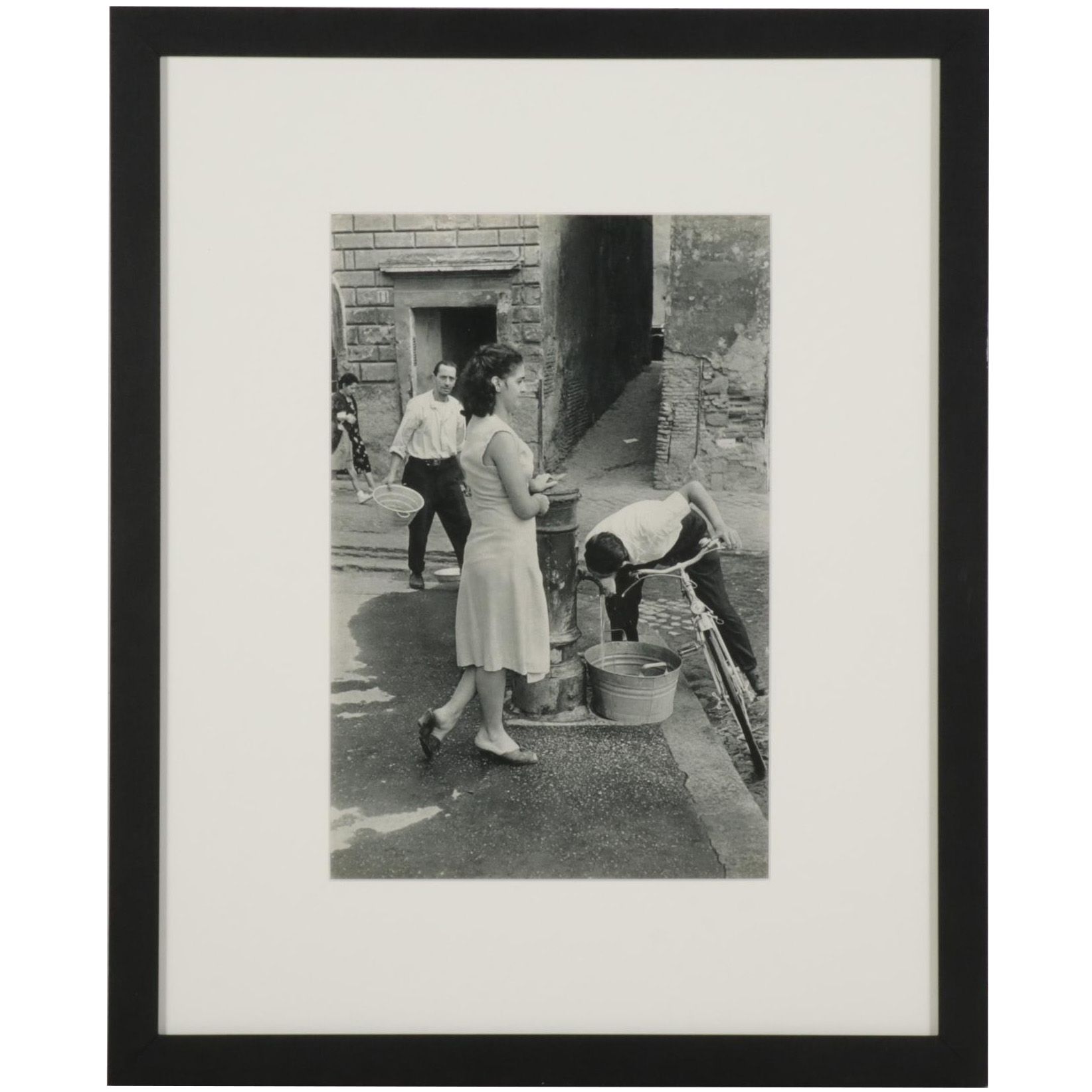 Henri Cartier-Bresson Rotogravure of Rome Street From "The Europeans," 1955