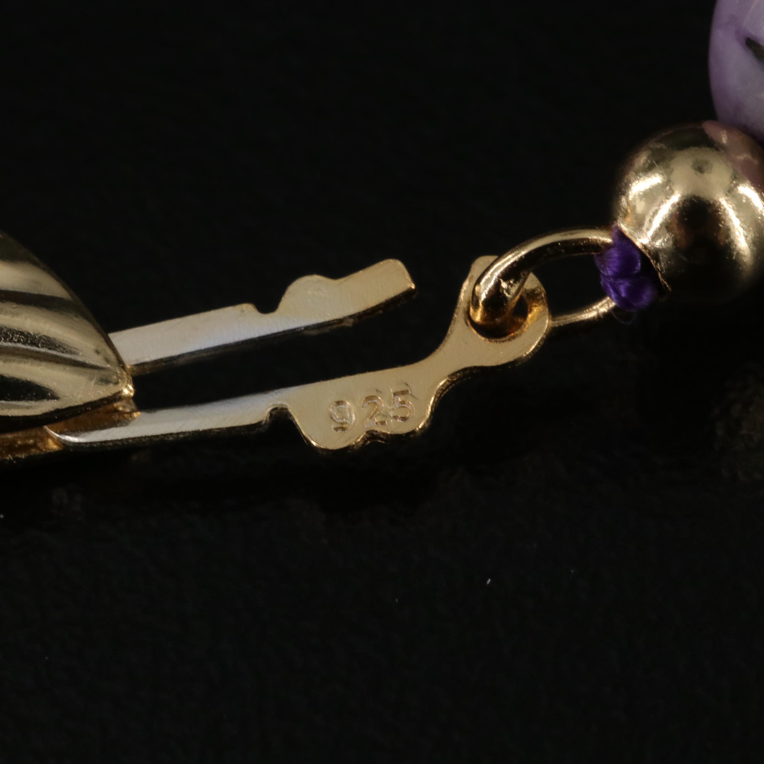 Sterling Bracelets and Heart Anklet Including Diamond, Jasper and Quartzite