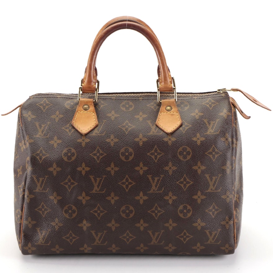 Louis Vuitton Speedy 30 in Monogram Canvas and Vachetta Leather