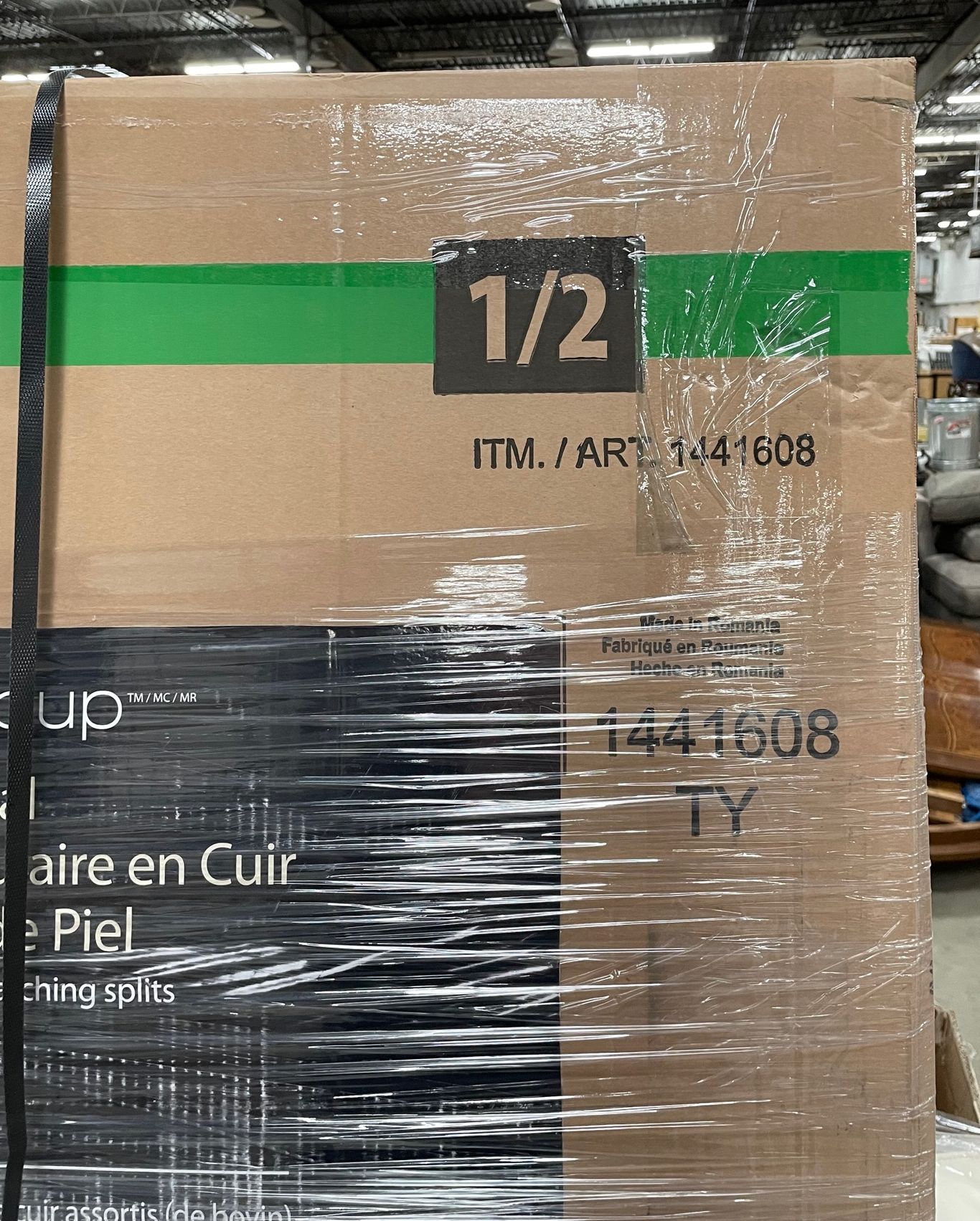 Natuzzigroup Leather Two-Piece Chaise Sectional