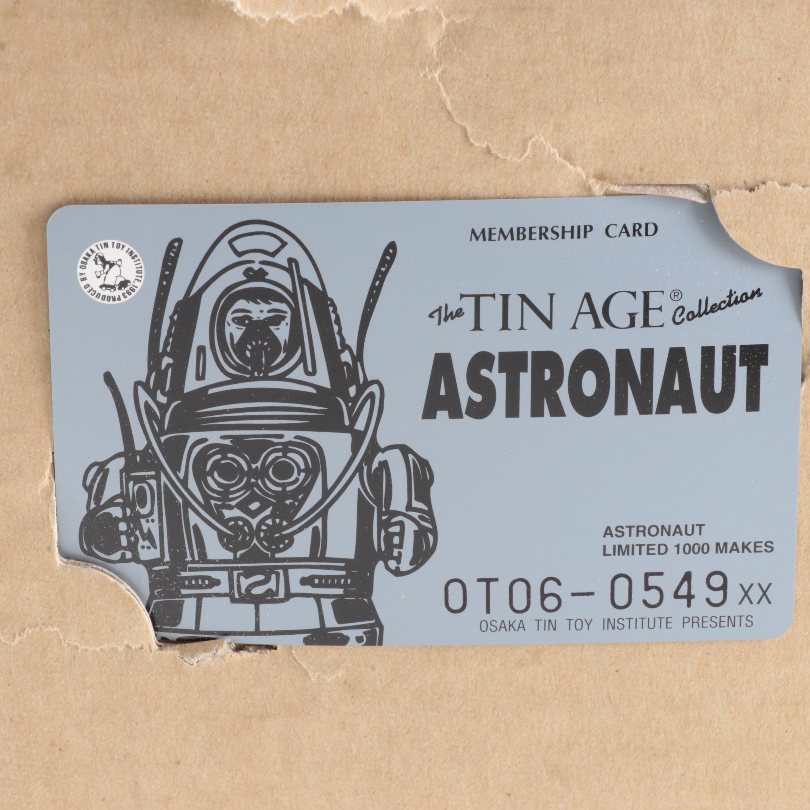 Osaka Tin Toy Institute Battery-Operated Astronaut, 1993