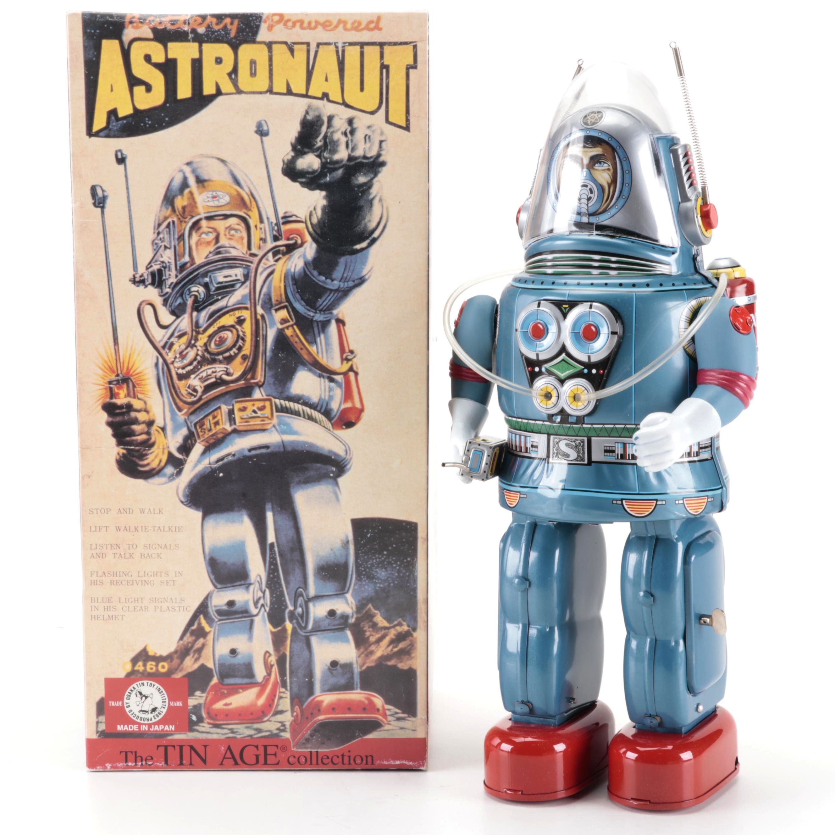 Osaka Tin Toy Institute Battery-Operated Astronaut, 1993