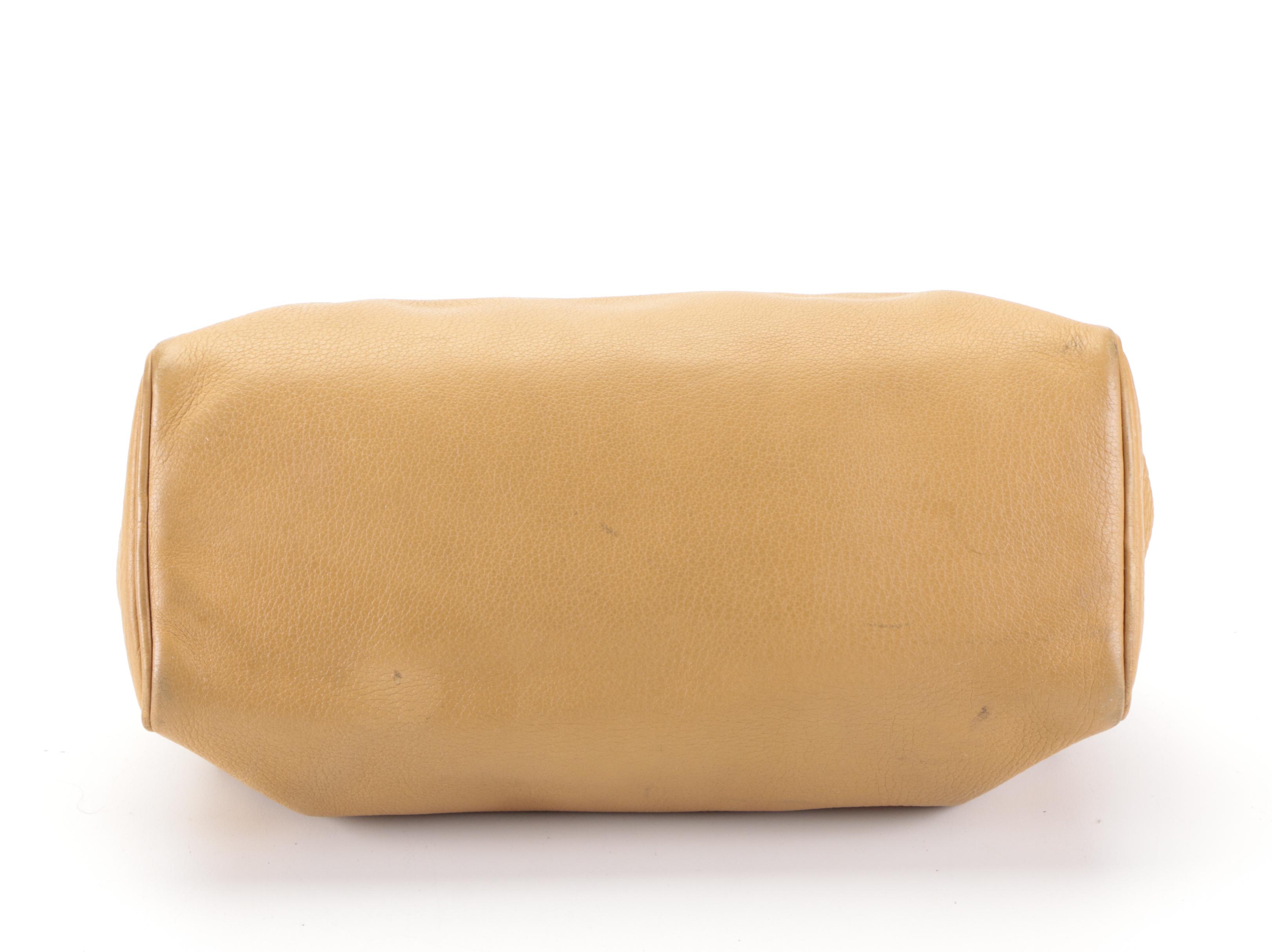 Prada Tan Leather Shoulder Bag