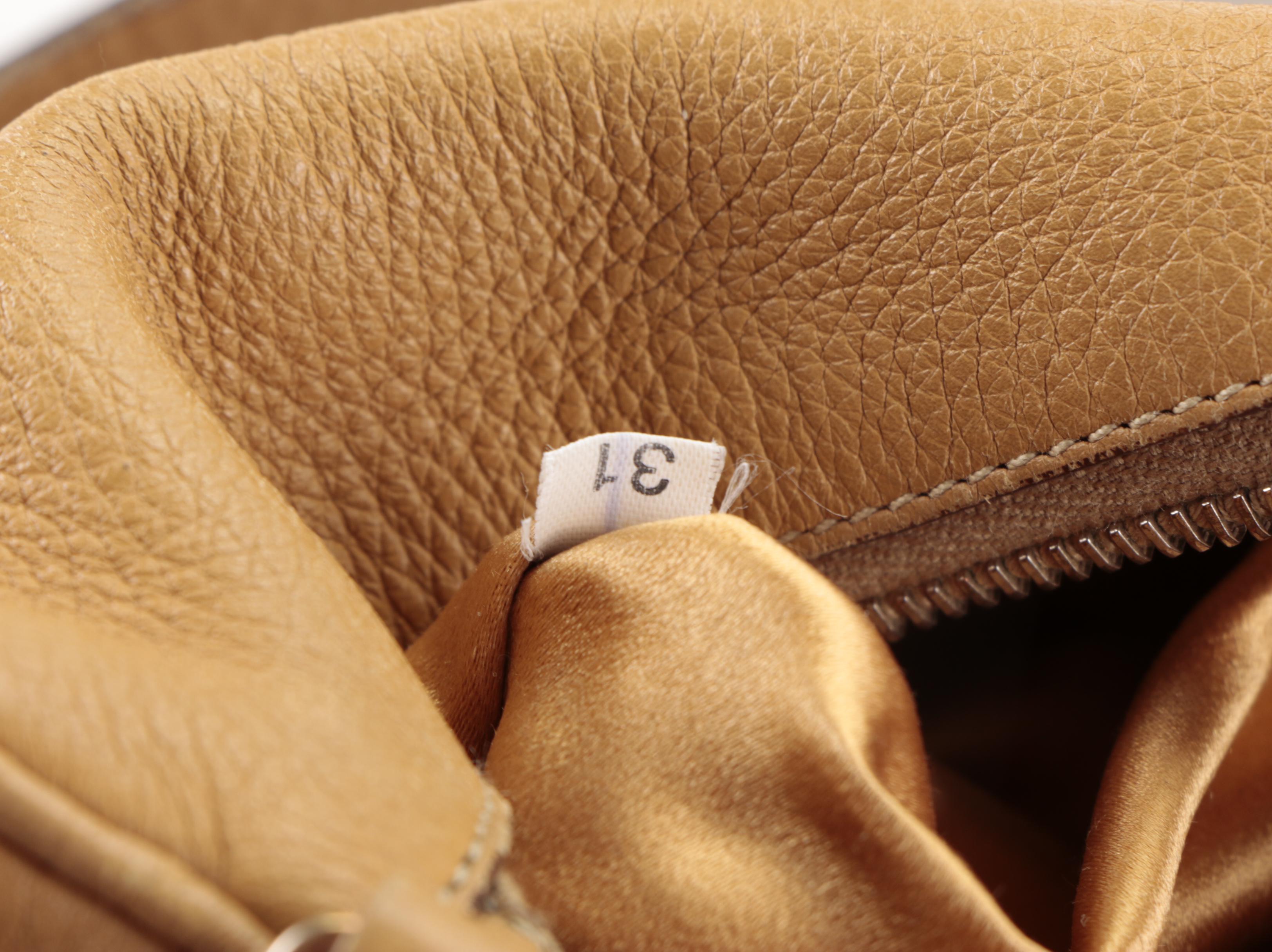 Prada Tan Leather Shoulder Bag