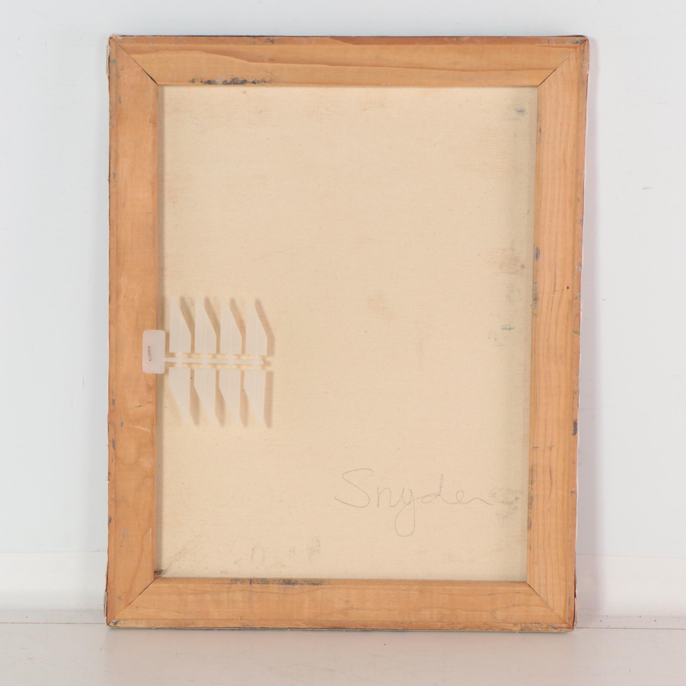 Richard Snyder Oil Painting