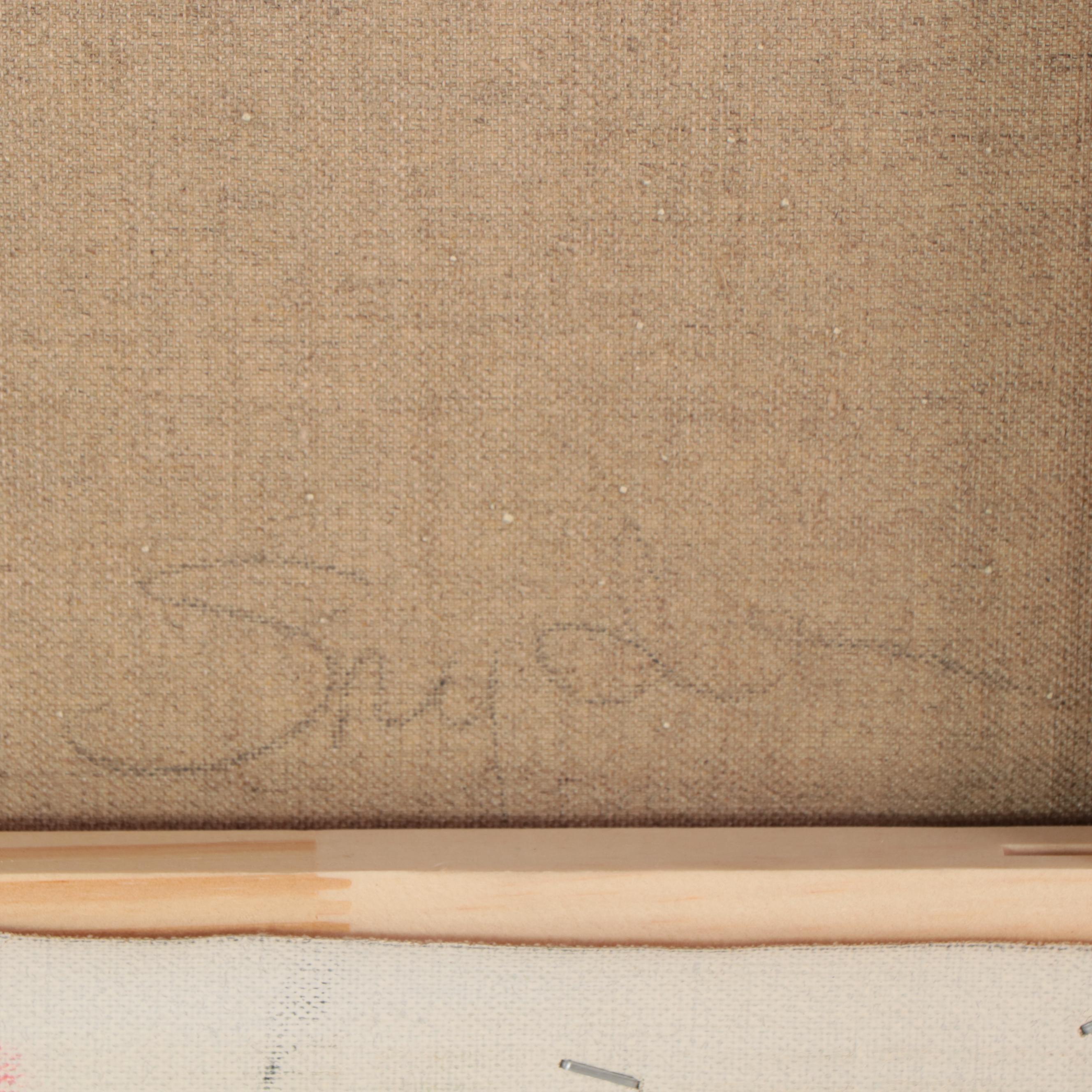 Richard Snyder Oil Painting of Trees, Late 20th Century