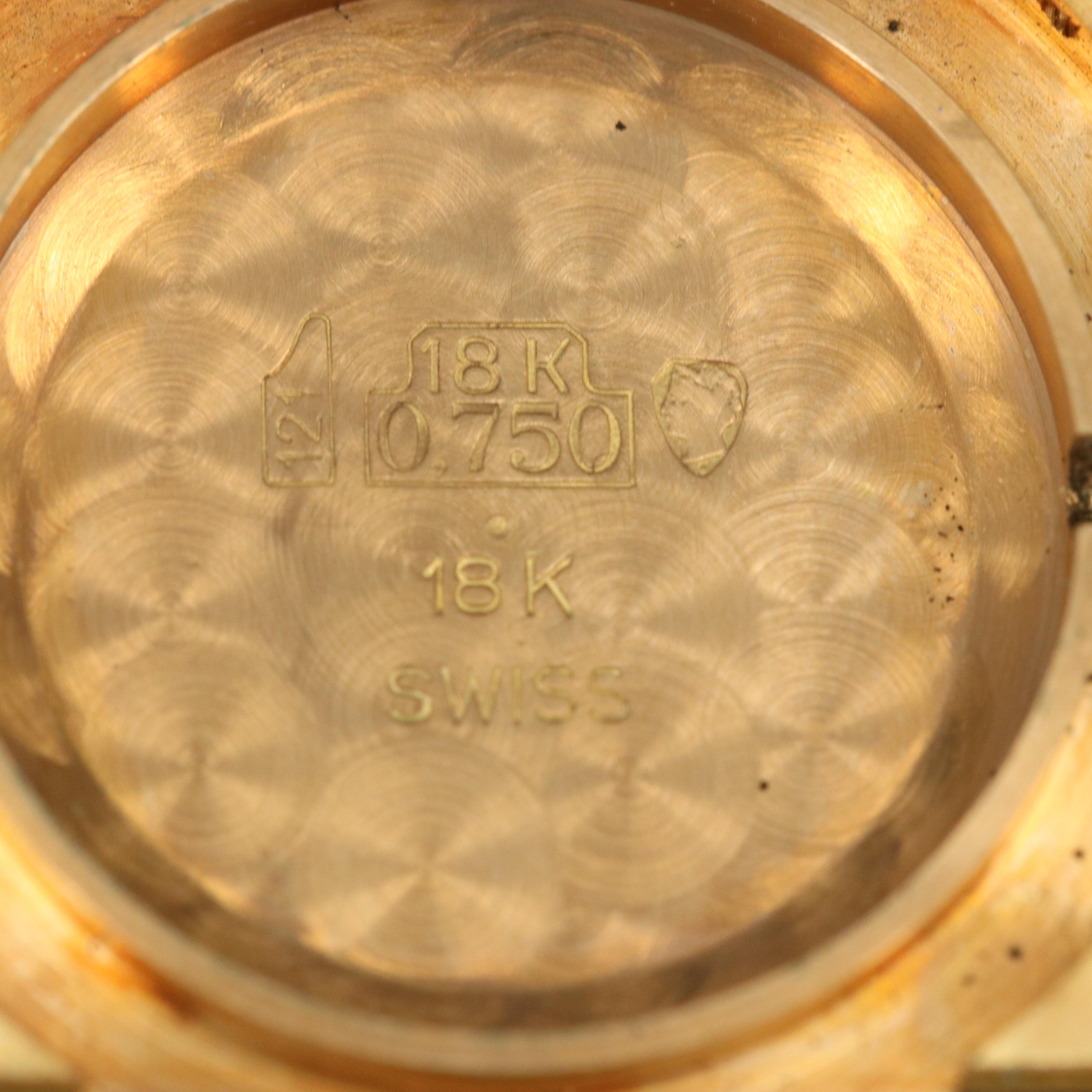 Cartier 18K Tank Stem Wind Watch