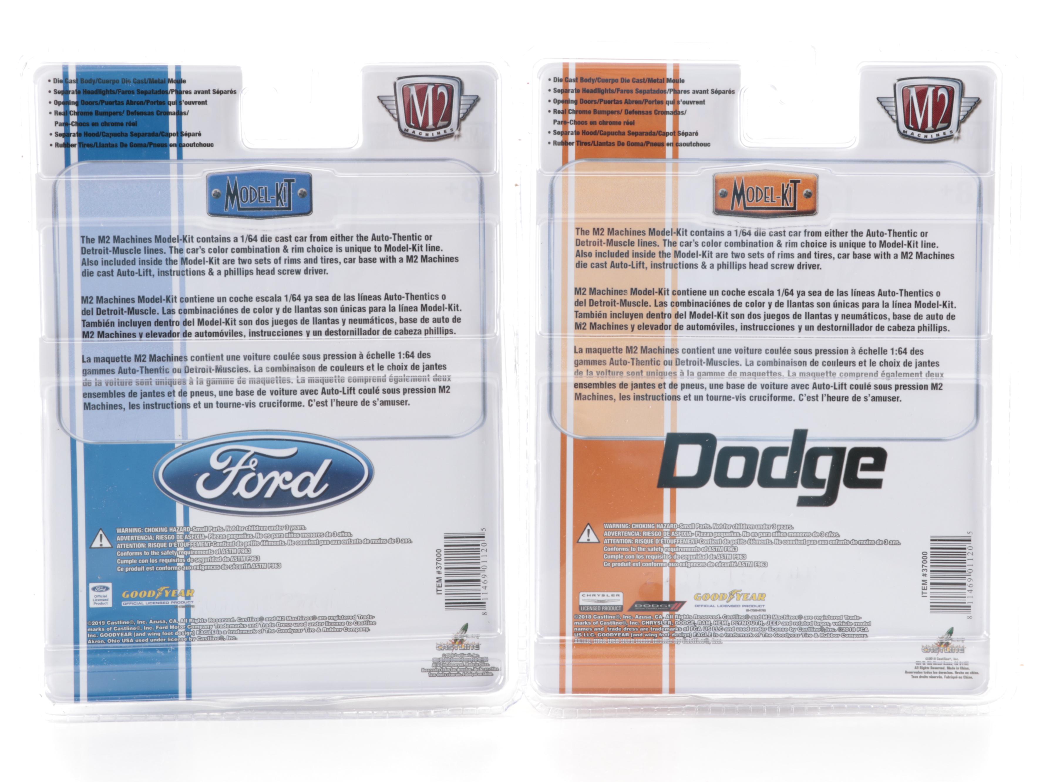 M2 Machines Model-Kit Series 1:64 Scale Cars, 2010s