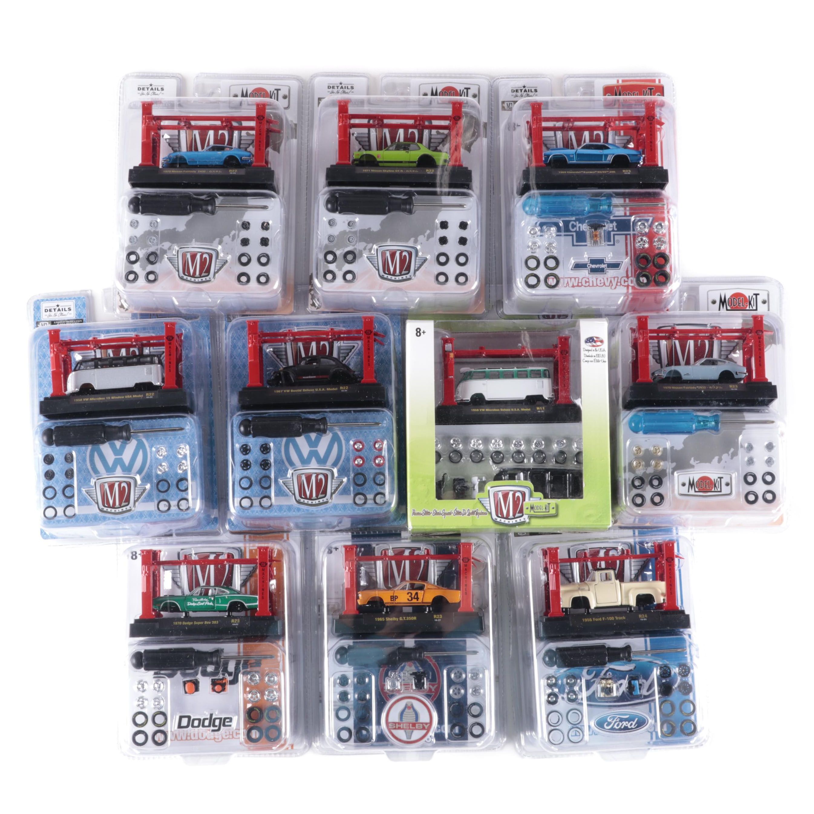 M2 Machines Model-Kit Series 1:64 Scale Cars, 2010s