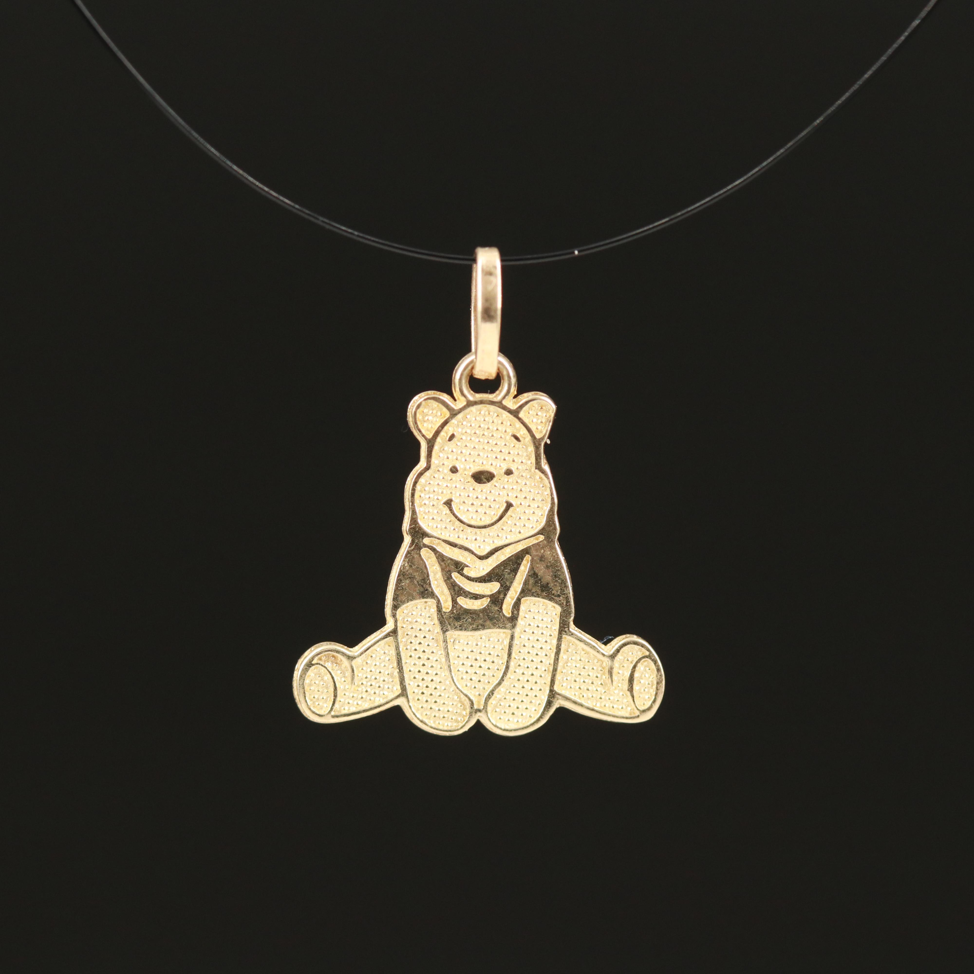 10K Disney Themed Winnie the Pooh Charm