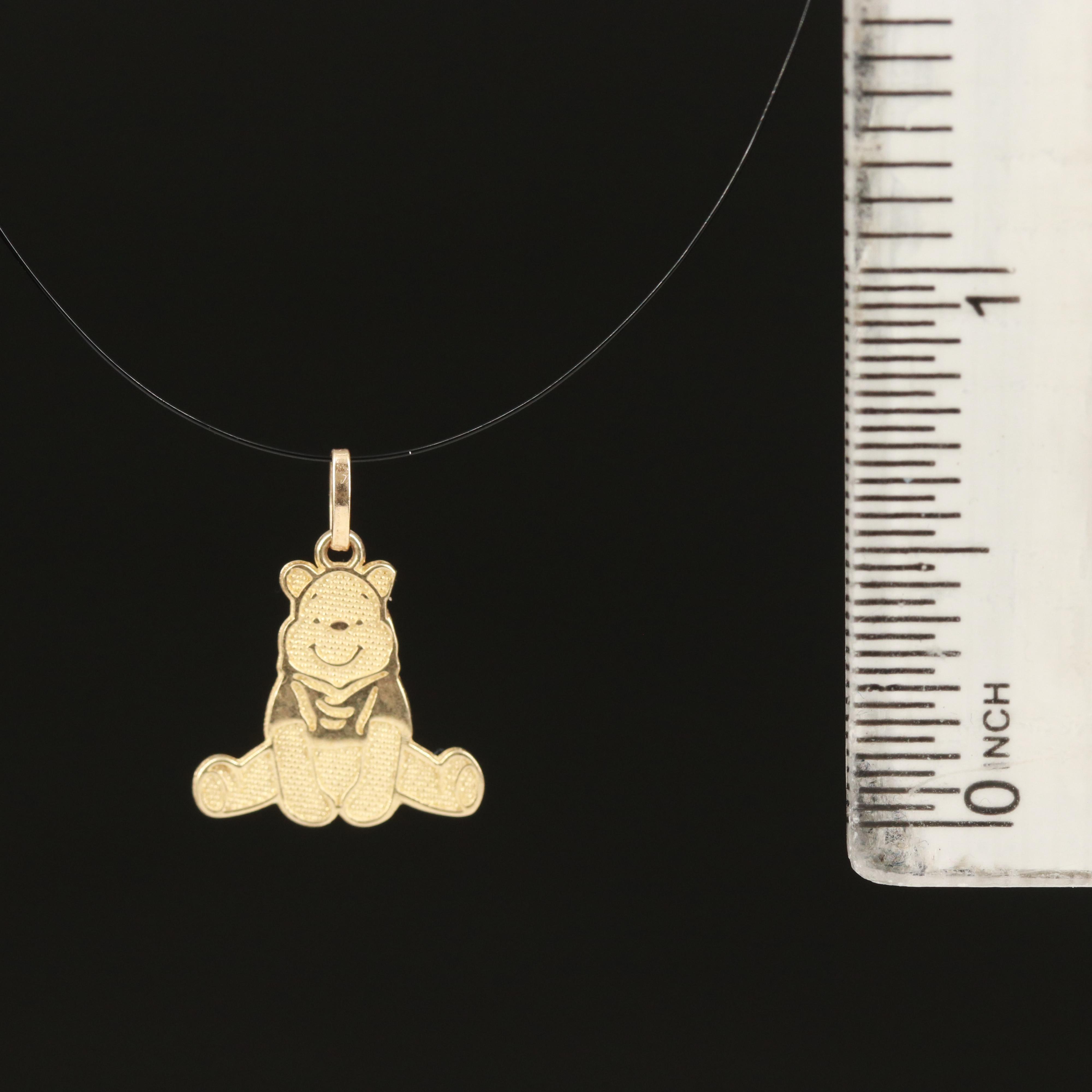 10K Disney Themed Winnie the Pooh Charm