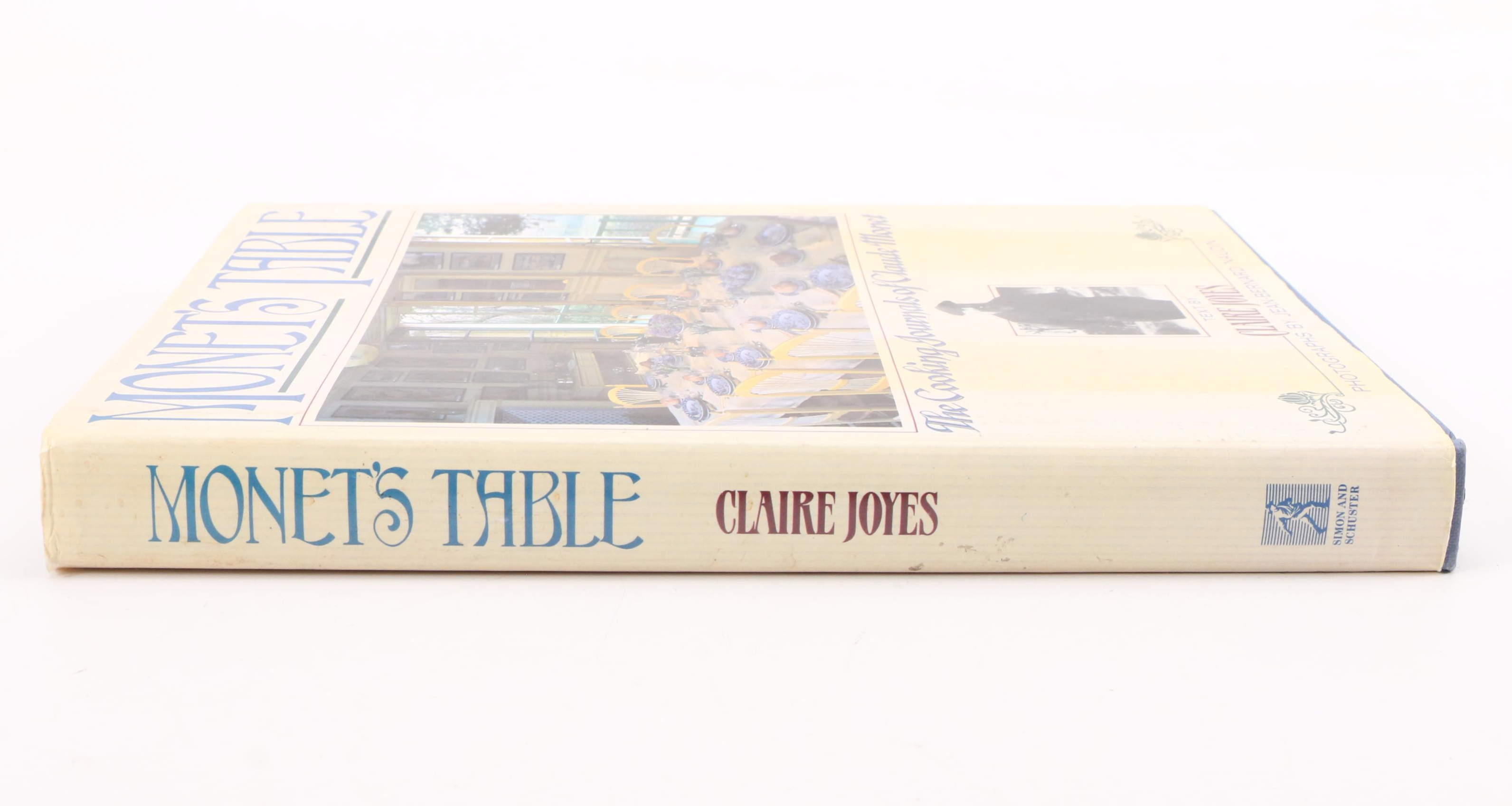"Monet’s Table: The Cooking Journals of Claude Monet" by Claire Joyes, 1989