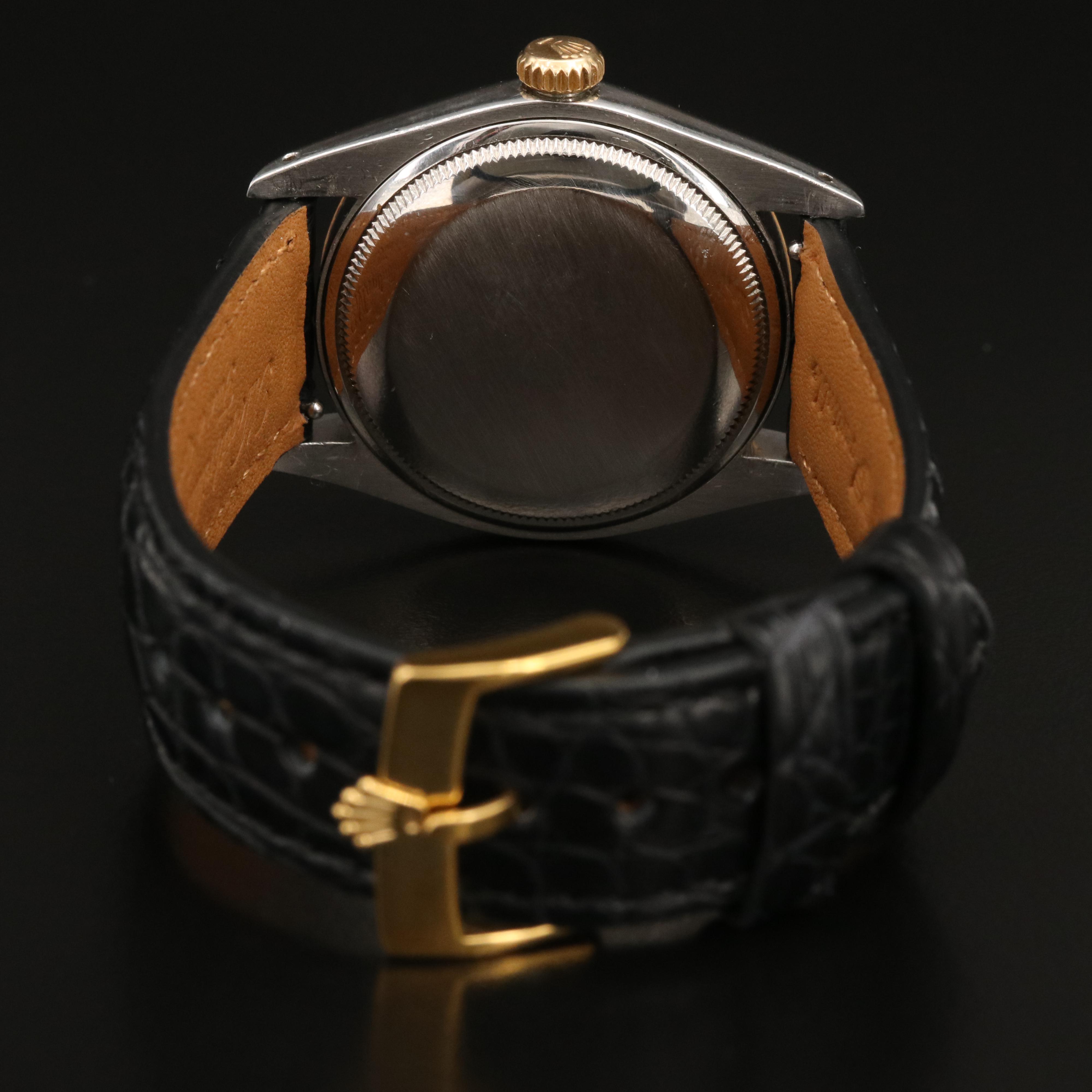 1978 Rolex Oyster Perpetual Date Watch with Gemstone and Diamond Dial