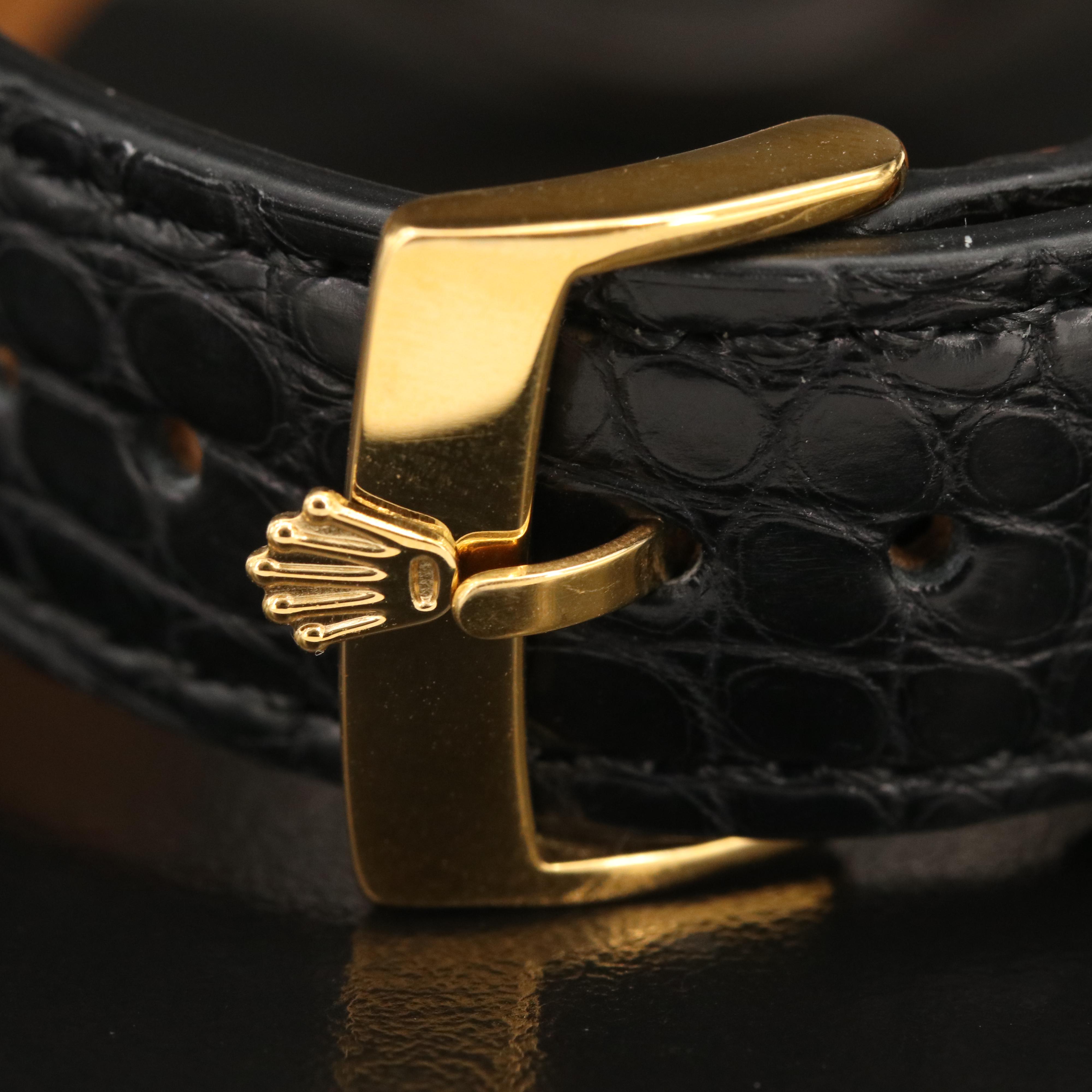 1978 Rolex Oyster Perpetual Date Watch with Gemstone and Diamond Dial