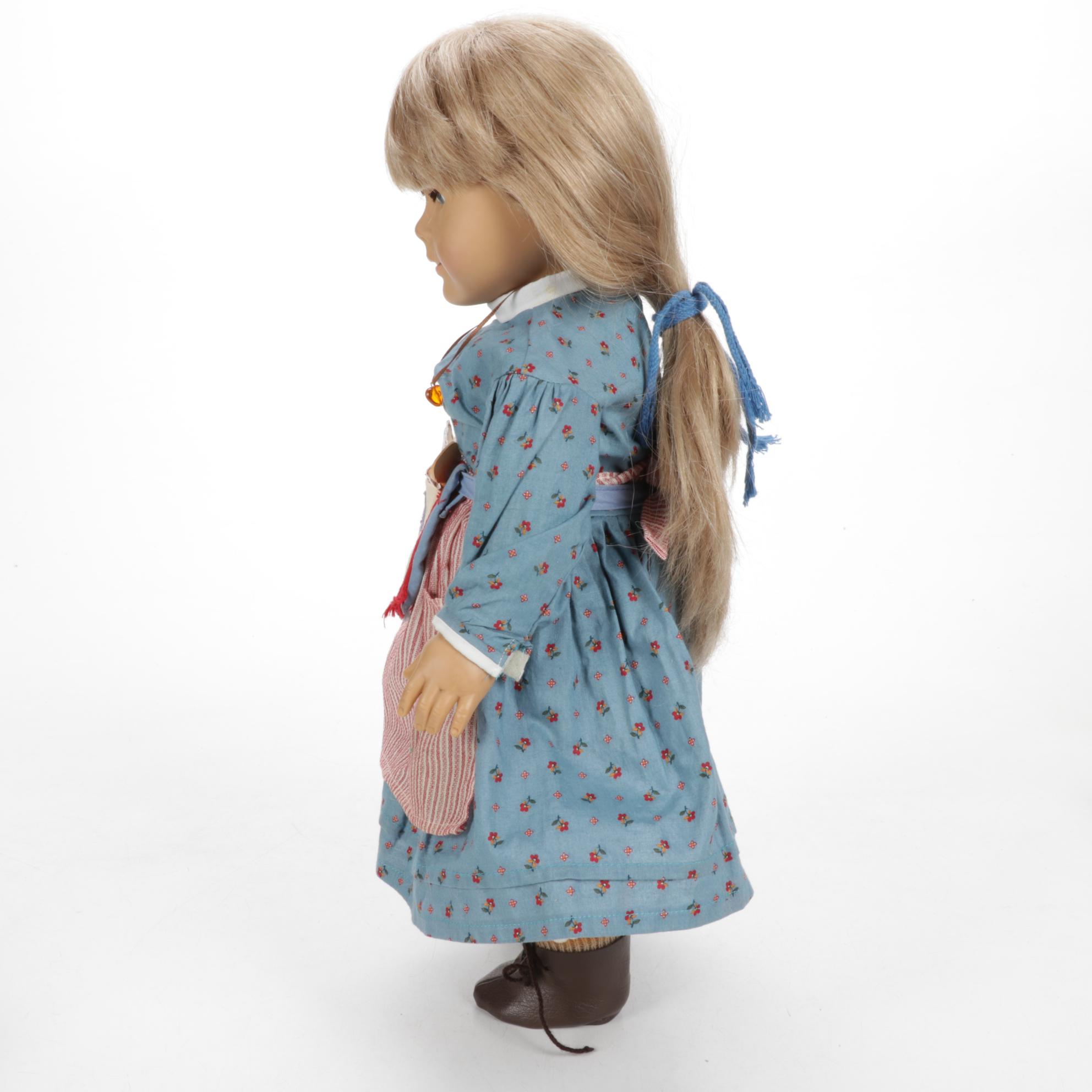 American Girl Doll Kirsten with Book, Pleasant Company Clothing and Furniture