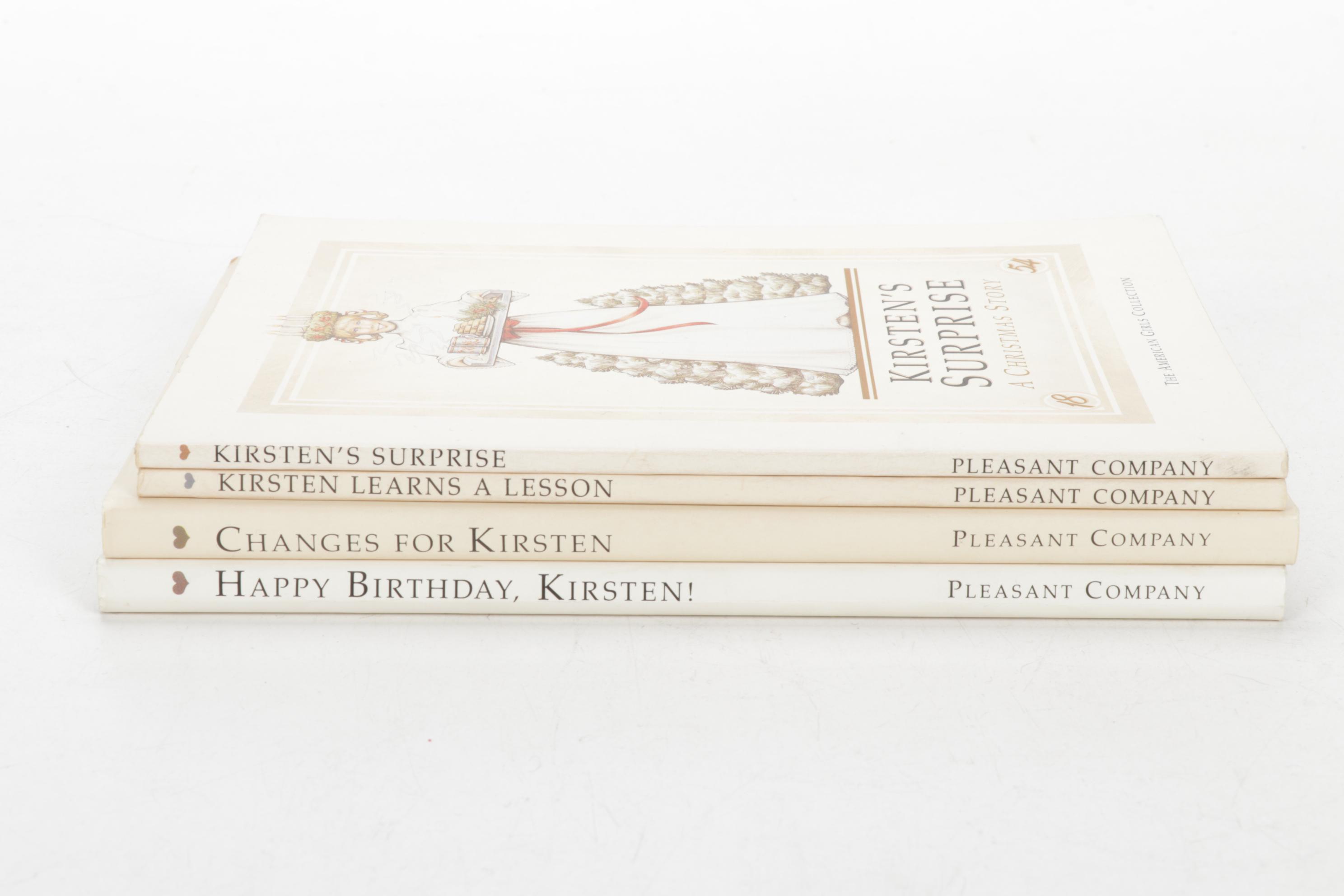 American Girl Doll Kirsten with Book, Pleasant Company Clothing and Furniture