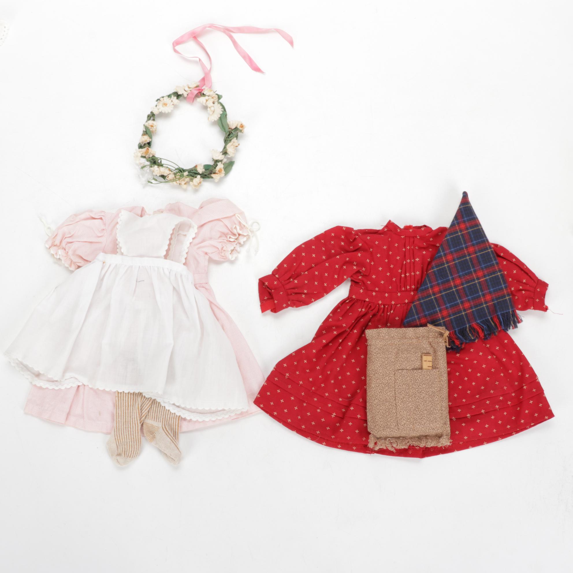 American Girl Doll Kirsten with Book, Pleasant Company Clothing and Furniture