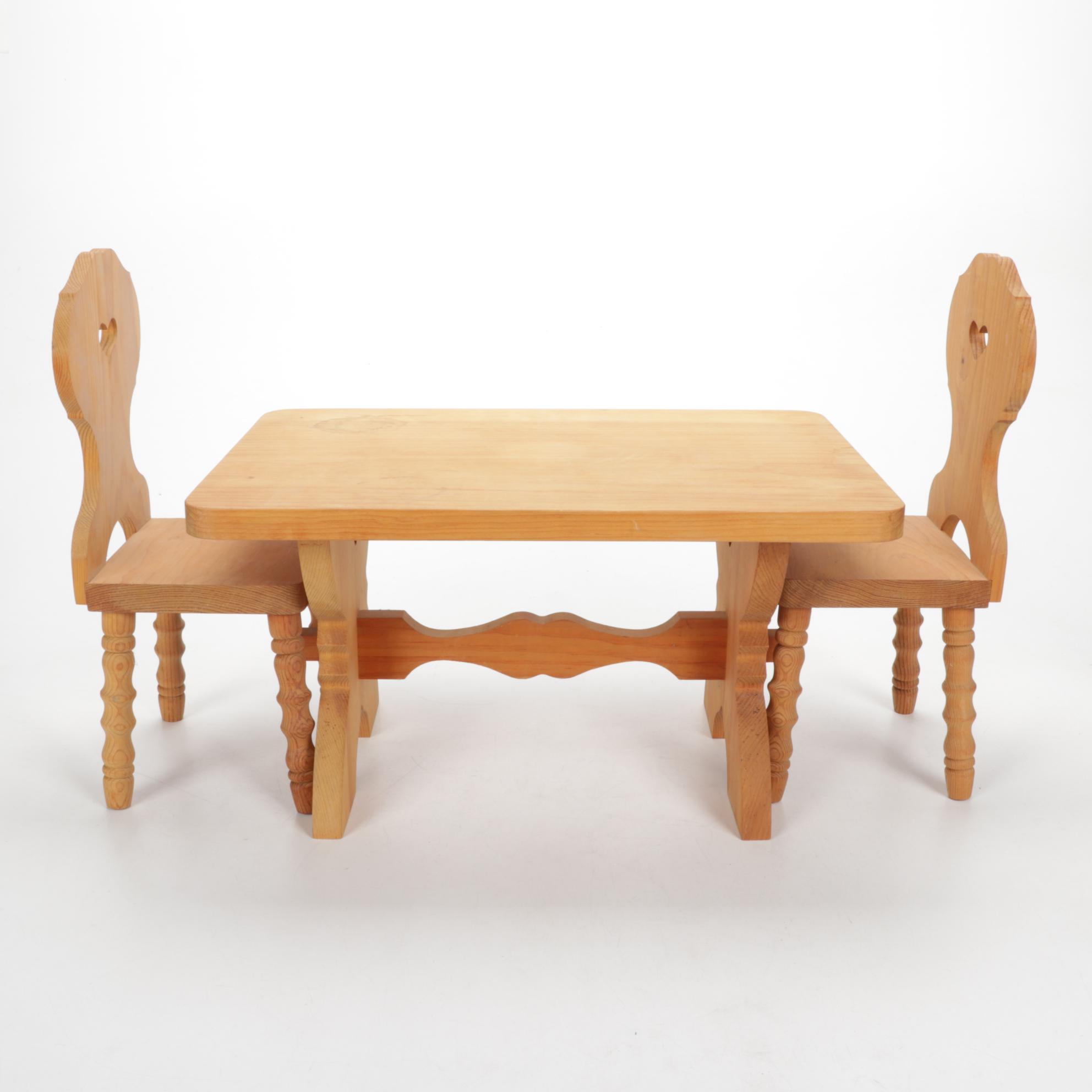 American Girl Doll Kirsten with Book, Pleasant Company Clothing and Furniture