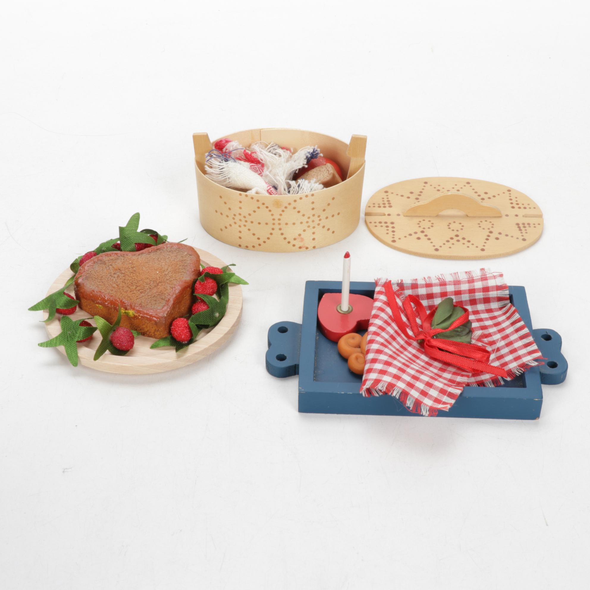 American Girl Doll Kirsten with Book, Pleasant Company Clothing and Furniture