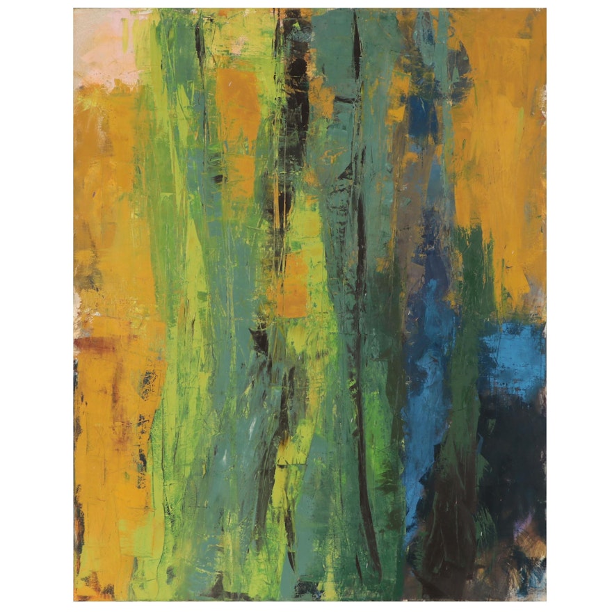 Richard Snyder Abstract Oil Painting
