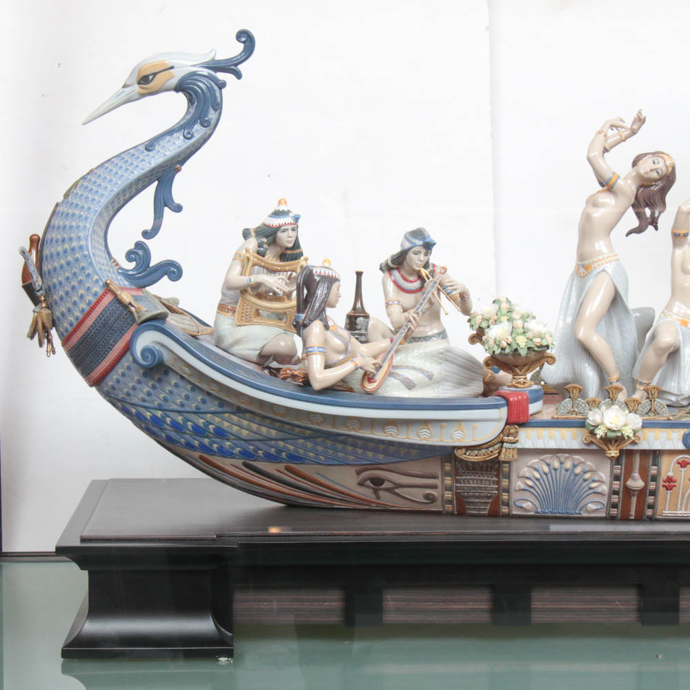 Lladró "Queen of the Nile" Large-Scale Limited Edition Porcelain Sculpture