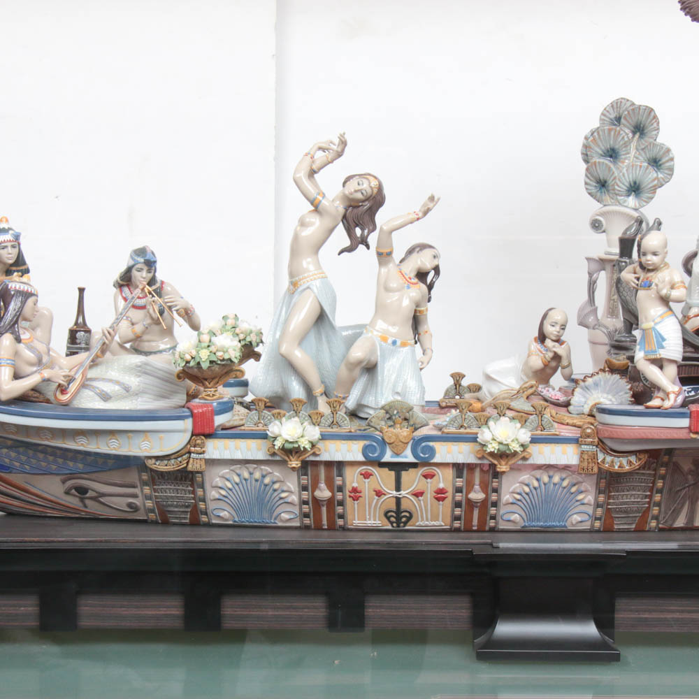 Lladró "Queen of the Nile" Large-Scale Limited Edition Porcelain Sculpture