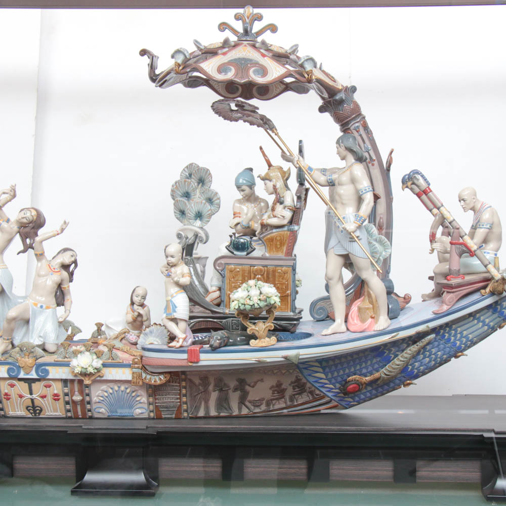 Lladró "Queen of the Nile" Large-Scale Limited Edition Porcelain Sculpture