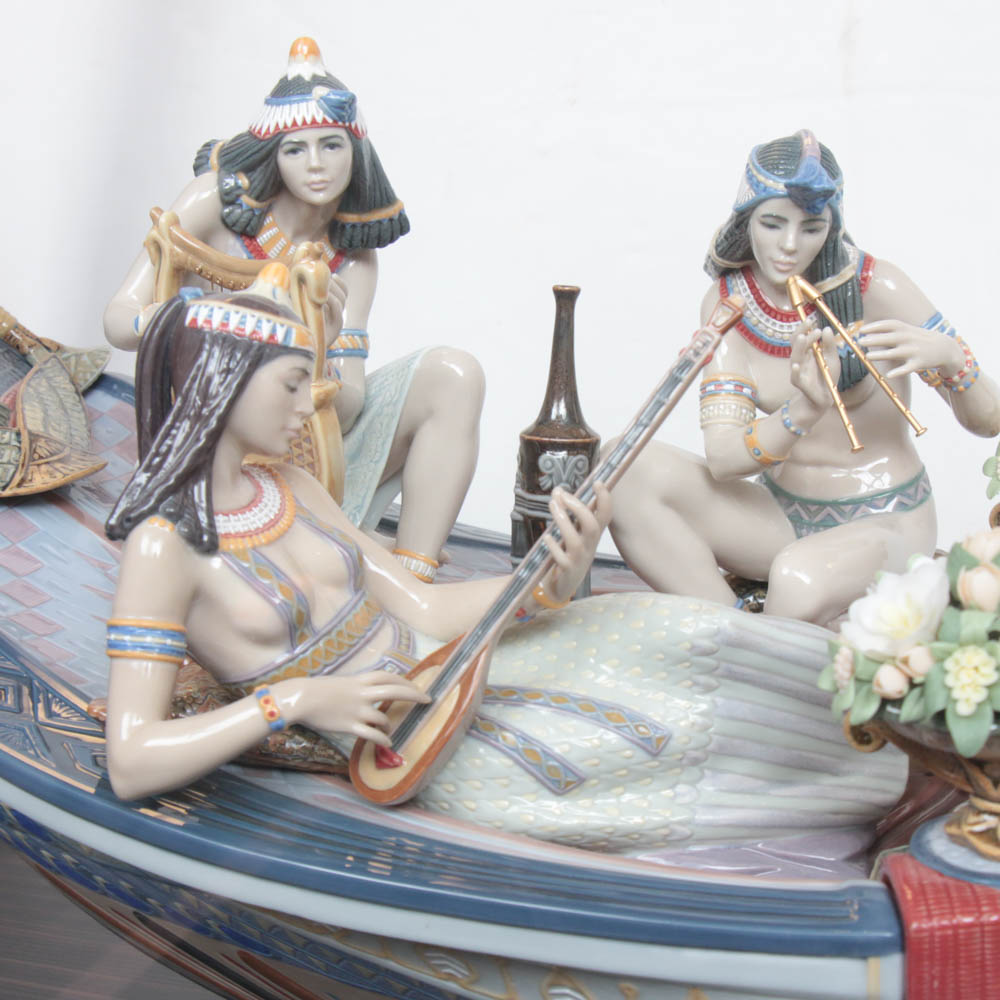 Lladró "Queen of the Nile" Large-Scale Limited Edition Porcelain Sculpture