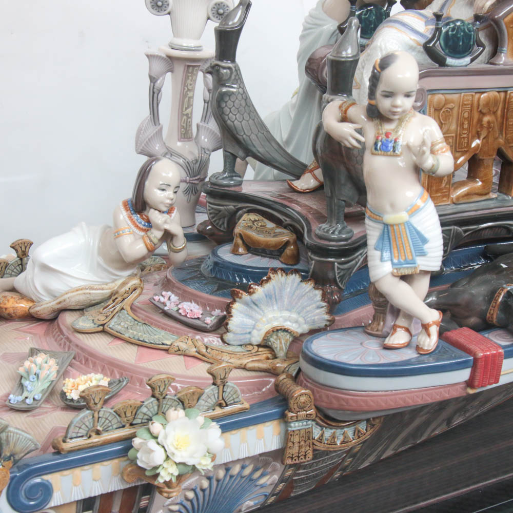 Lladró "Queen of the Nile" Large-Scale Limited Edition Porcelain Sculpture
