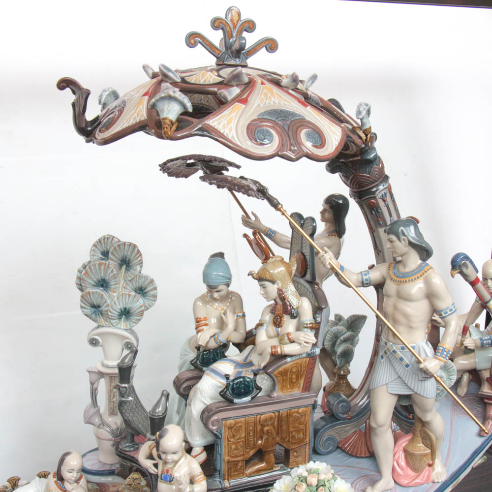 Lladró "Queen of the Nile" Large-Scale Limited Edition Porcelain Sculpture