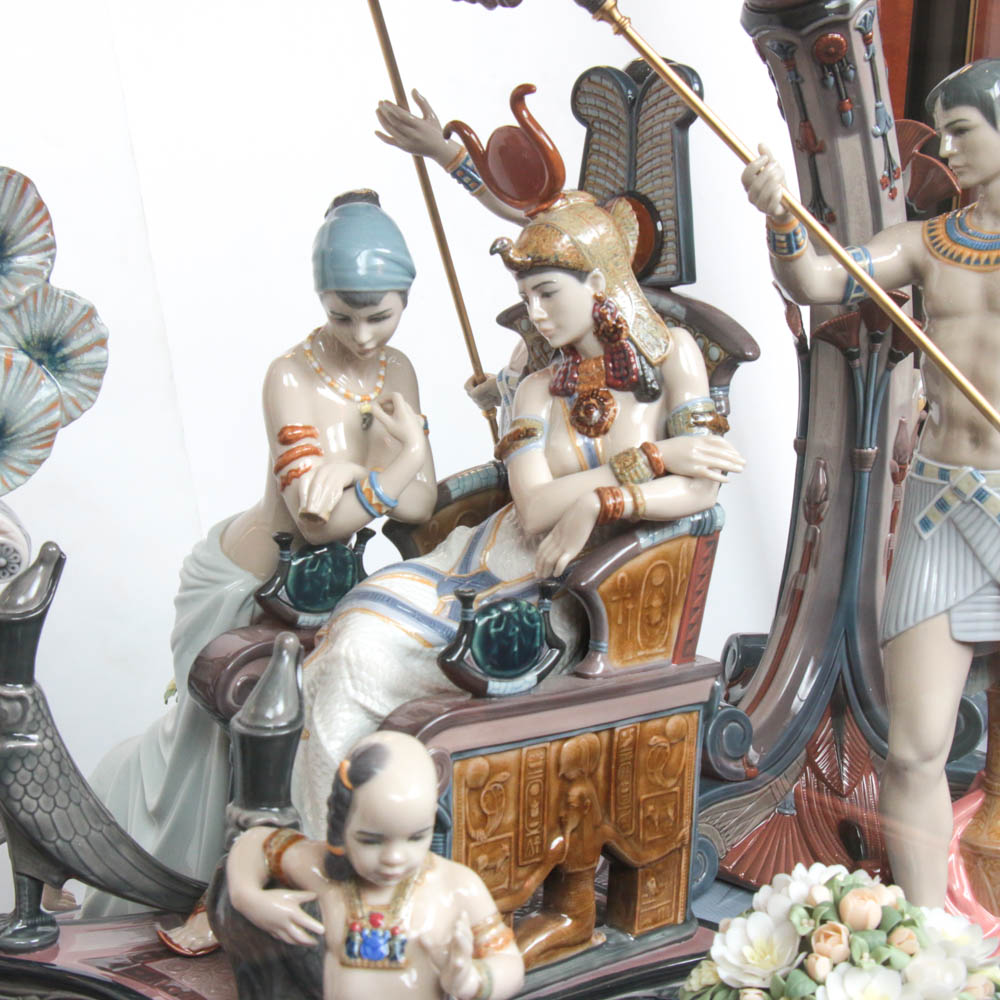 Lladró "Queen of the Nile" Large-Scale Limited Edition Porcelain Sculpture