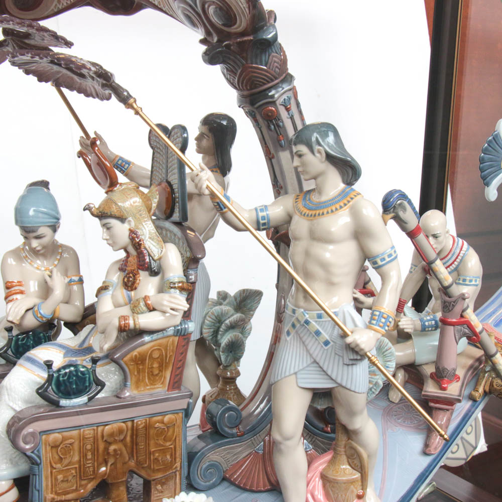 Lladró "Queen of the Nile" Large-Scale Limited Edition Porcelain Sculpture