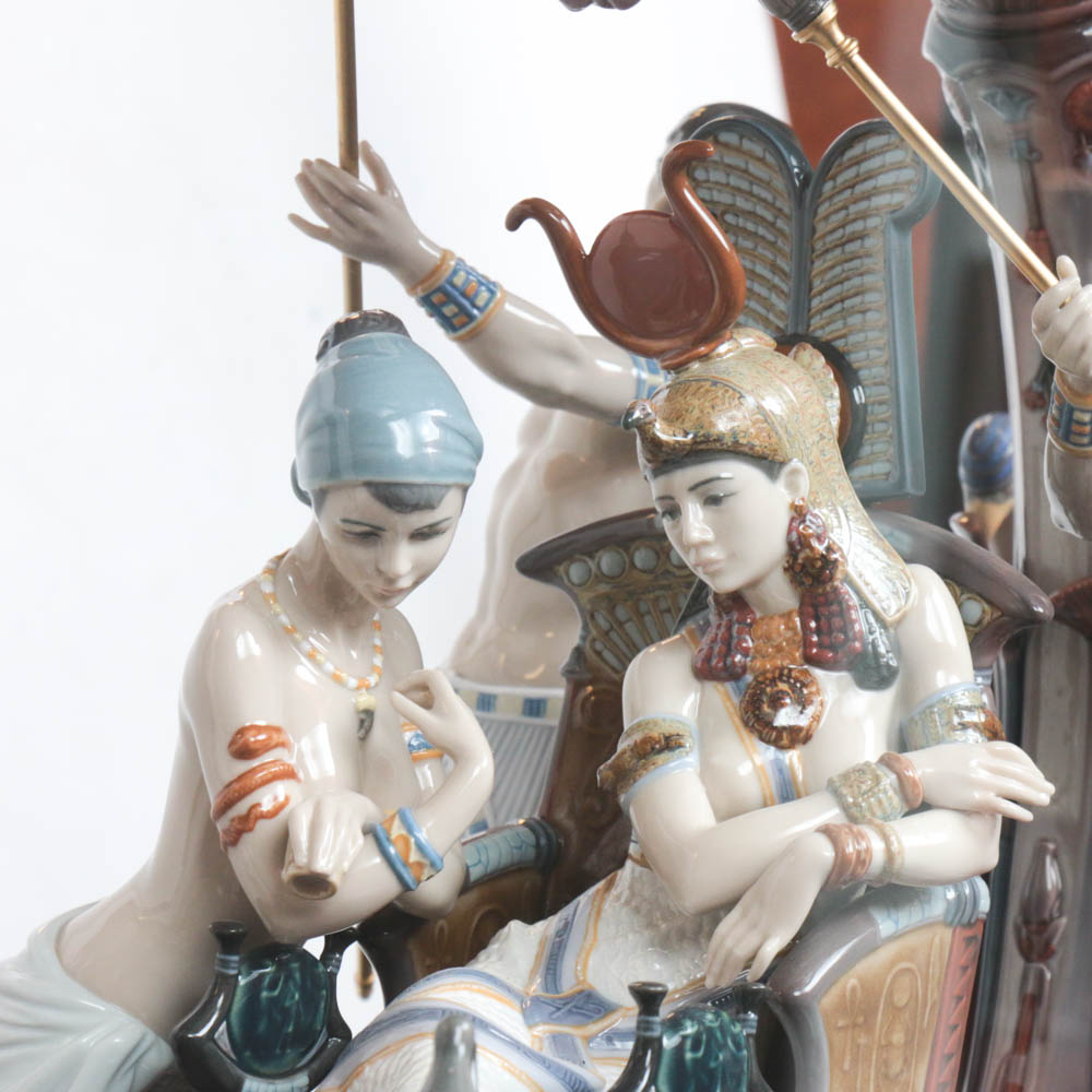 Lladró "Queen of the Nile" Large-Scale Limited Edition Porcelain Sculpture