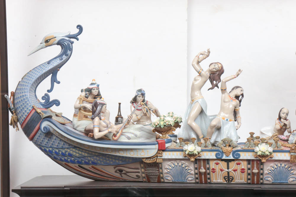Lladró "Queen of the Nile" Large-Scale Limited Edition Porcelain Sculpture