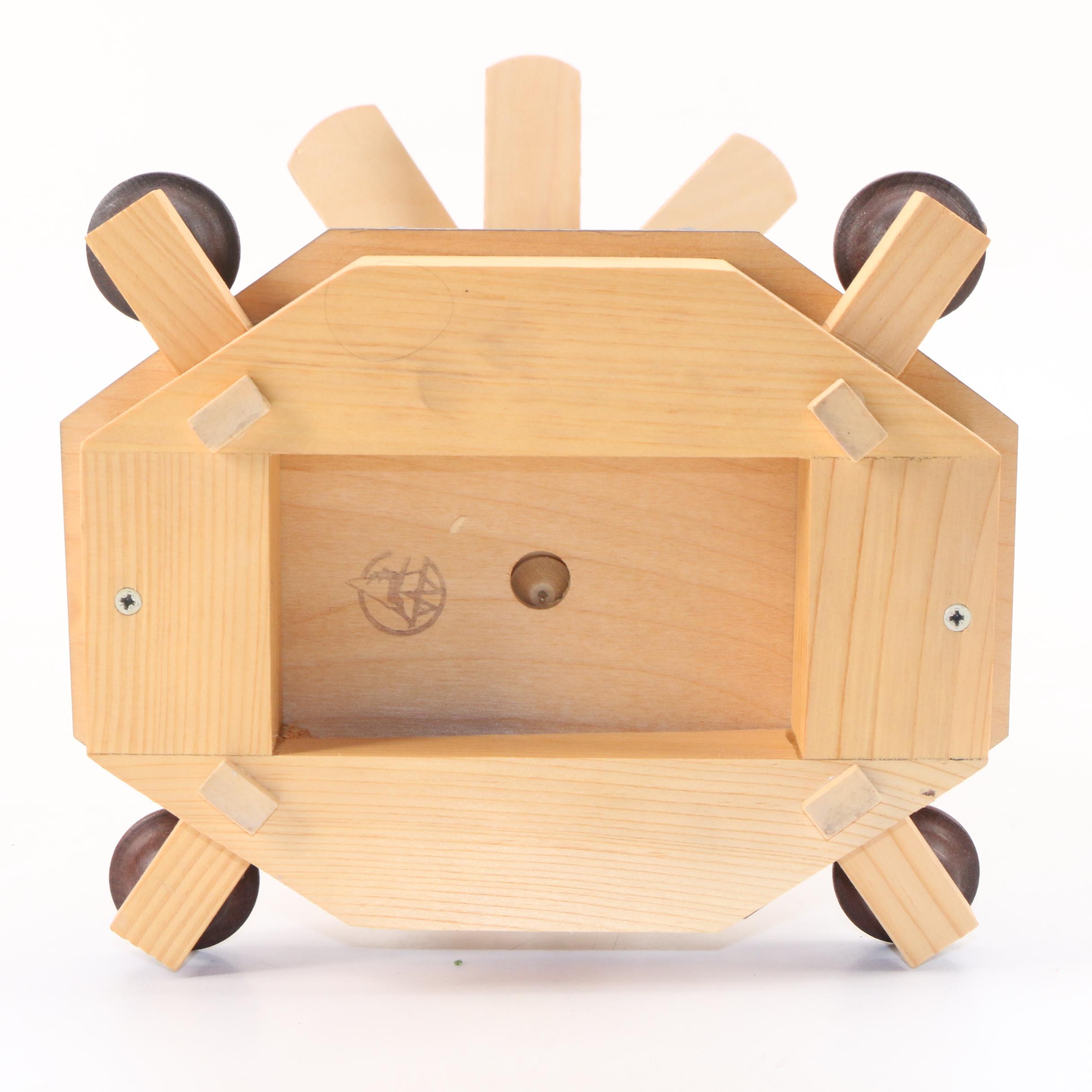 Christmas Pyramid with Playmobil Nativity Set