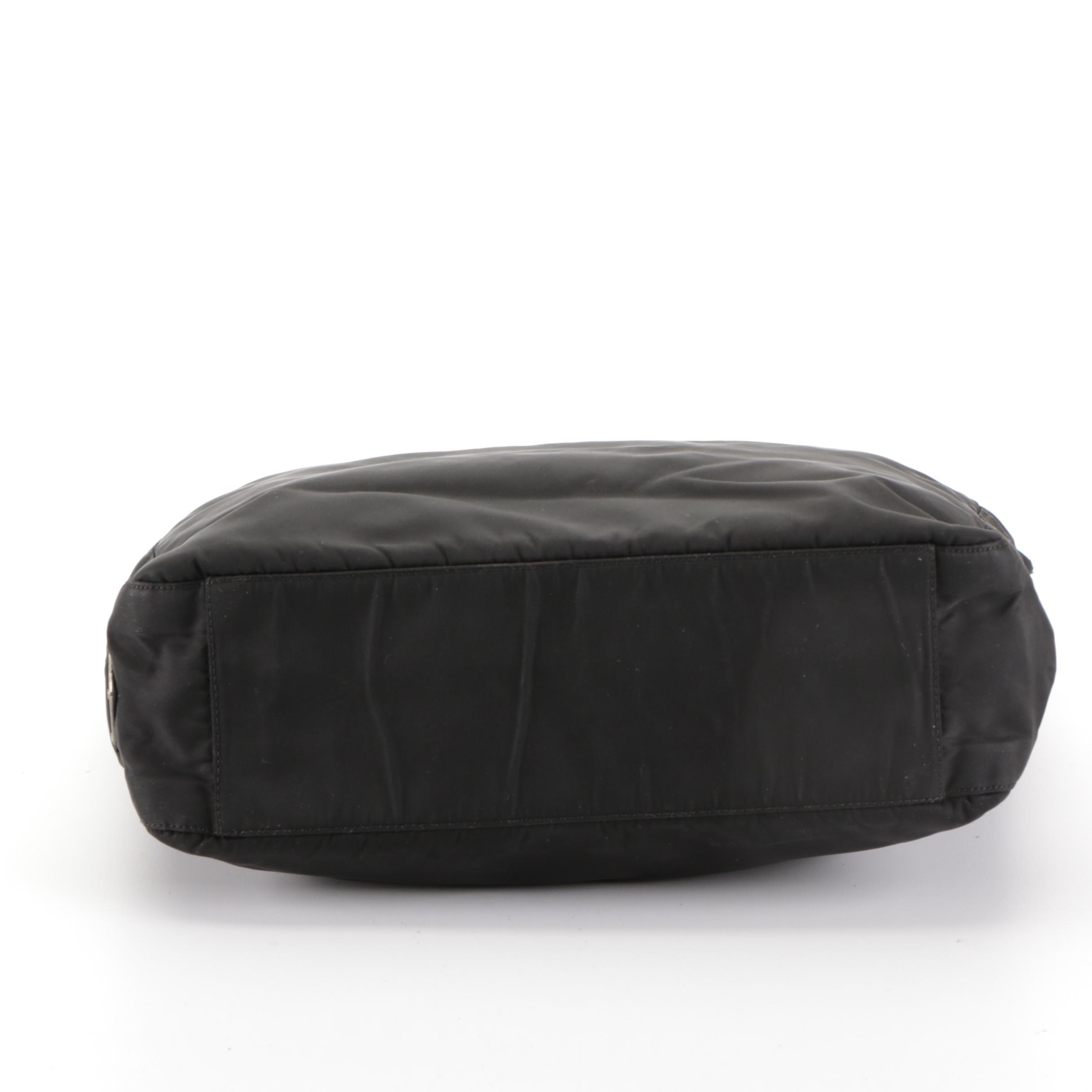 Prada Black Tessuto Nylon Tote Bag