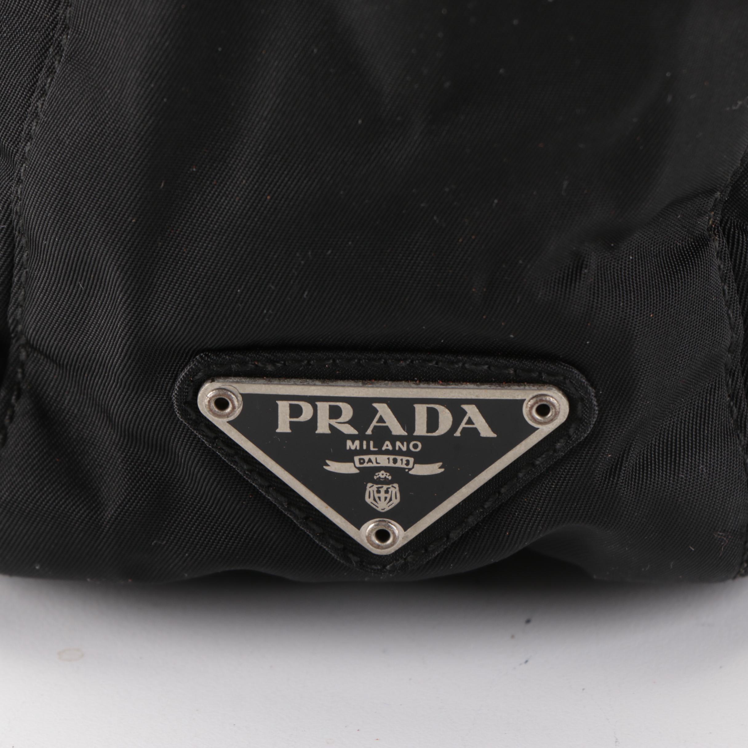 Prada Black Tessuto Nylon Tote Bag