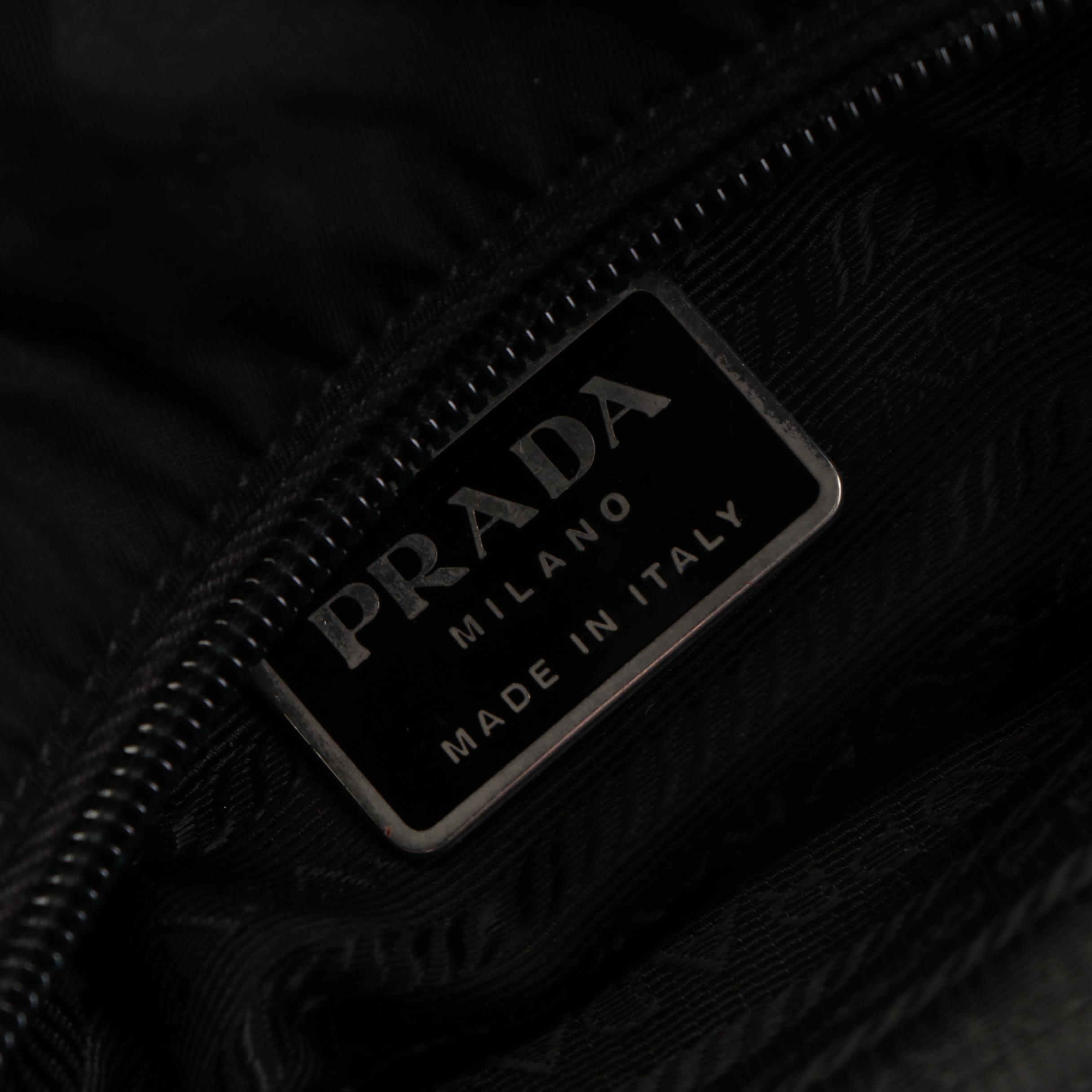 Prada Black Tessuto Nylon Tote Bag