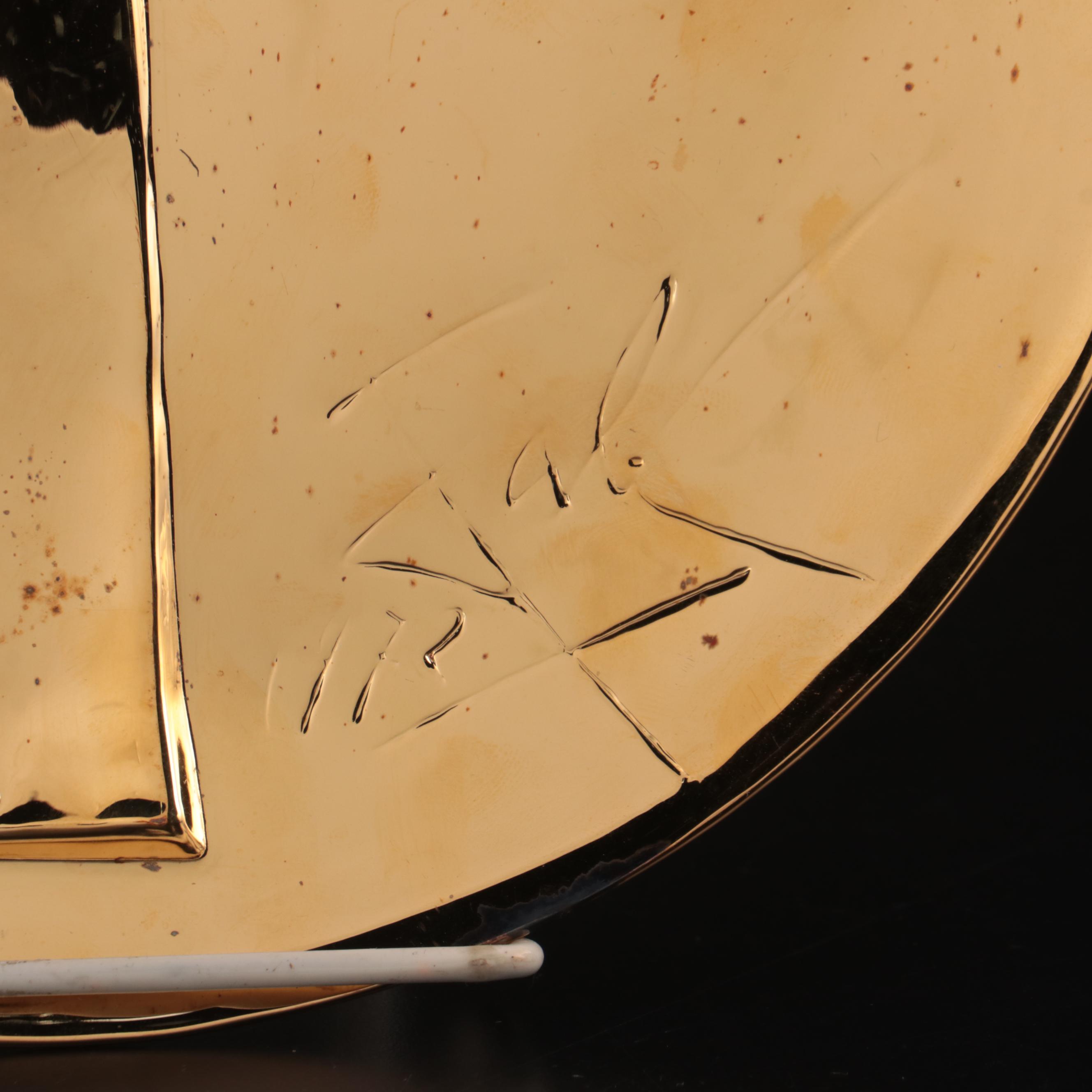 Lincoln Mint "Easter Christ" Sterling Silver Plate by Salvador Dalí, 1972